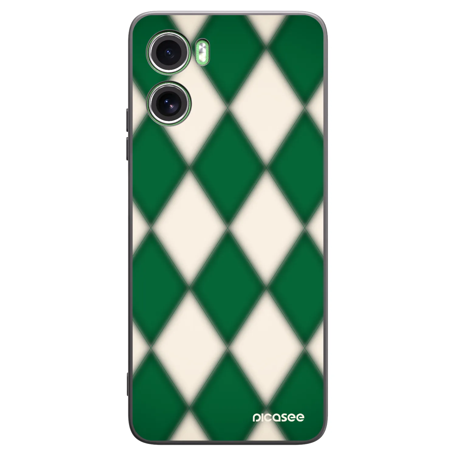 Picasee crna silikonska maskica za Motorola Moto G06 - Emerald Diamond