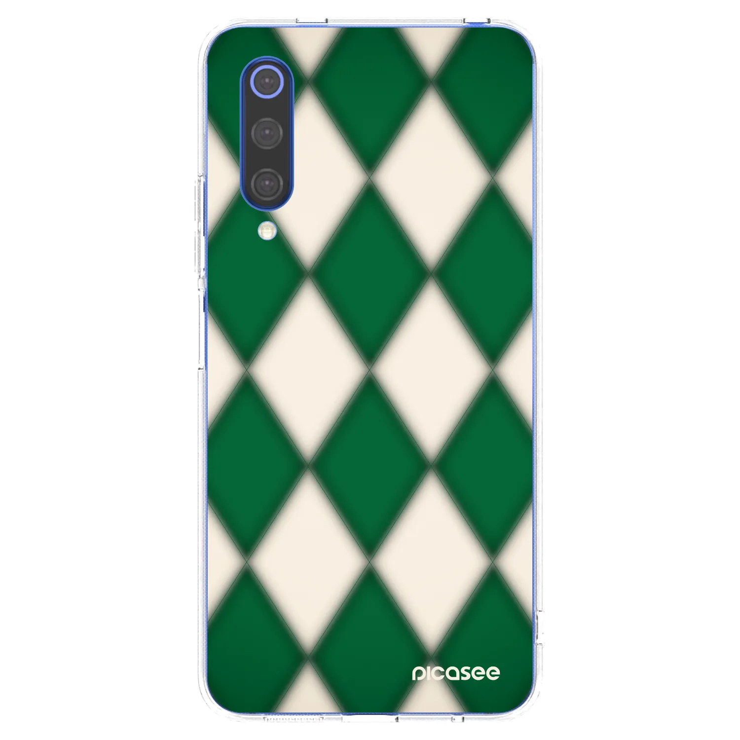 Picasee silikonska prozirna maskica za Xiaomi Mi 9 SE - Emerald Diamond