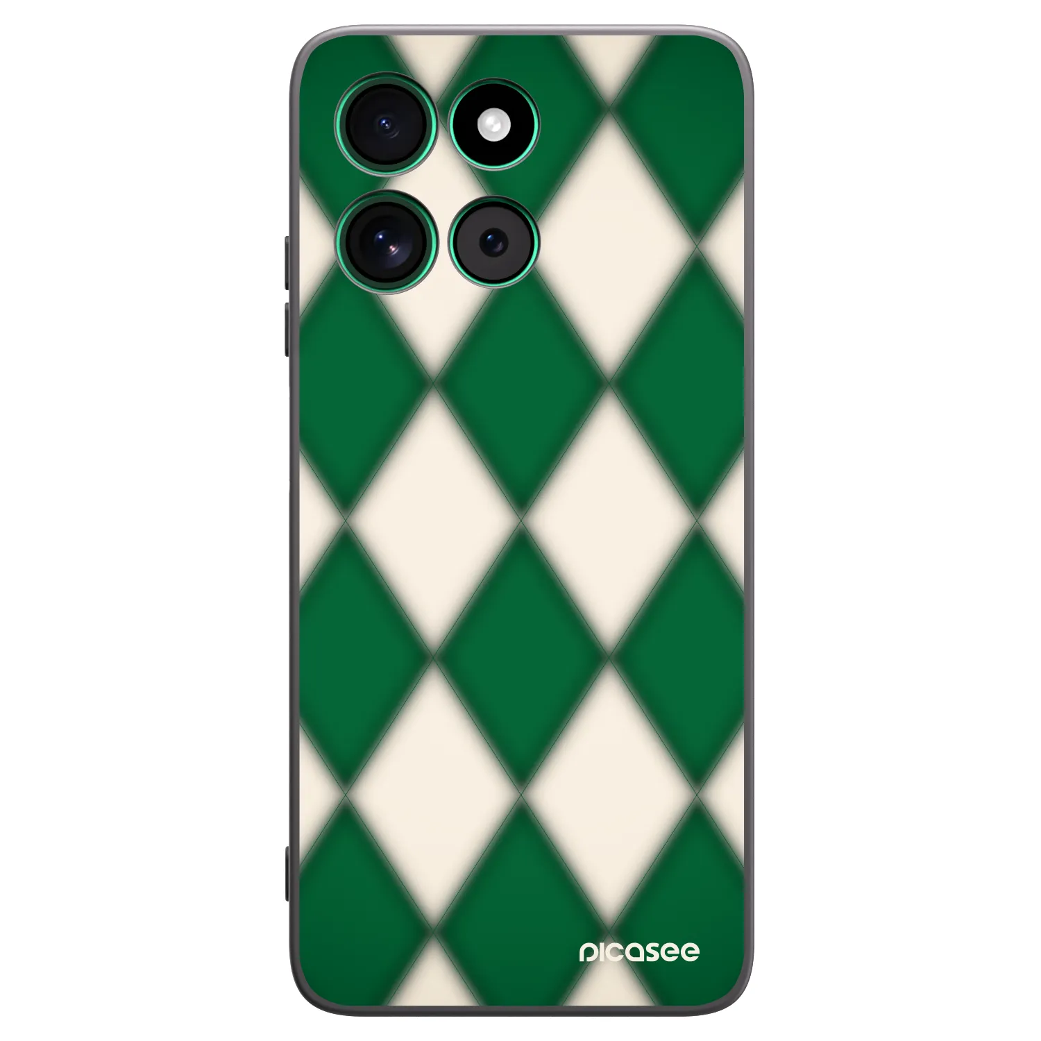 Picasee crna silikonska maskica za Motorola Moto G57 Power - Emerald Diamond