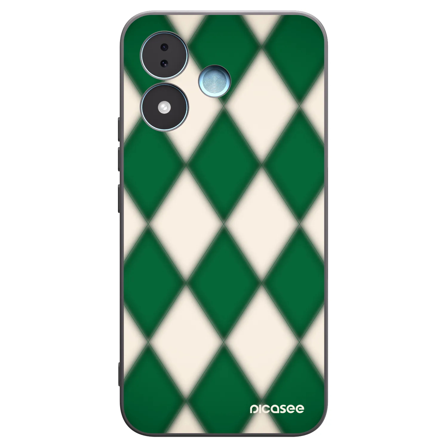 Picasee crna silikonska maskica za Xiaomi Redmi Note 17 5G - Emerald Diamond