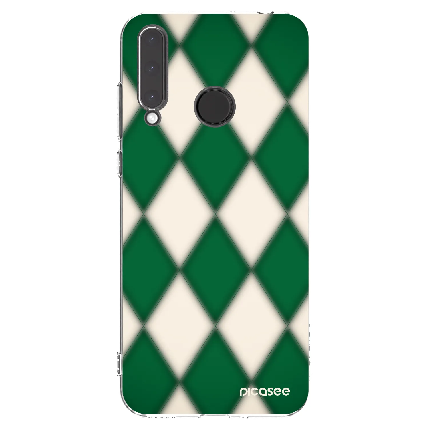 Picasee silikonska prozirna maskica za Honor 20 Lite - Emerald Diamond