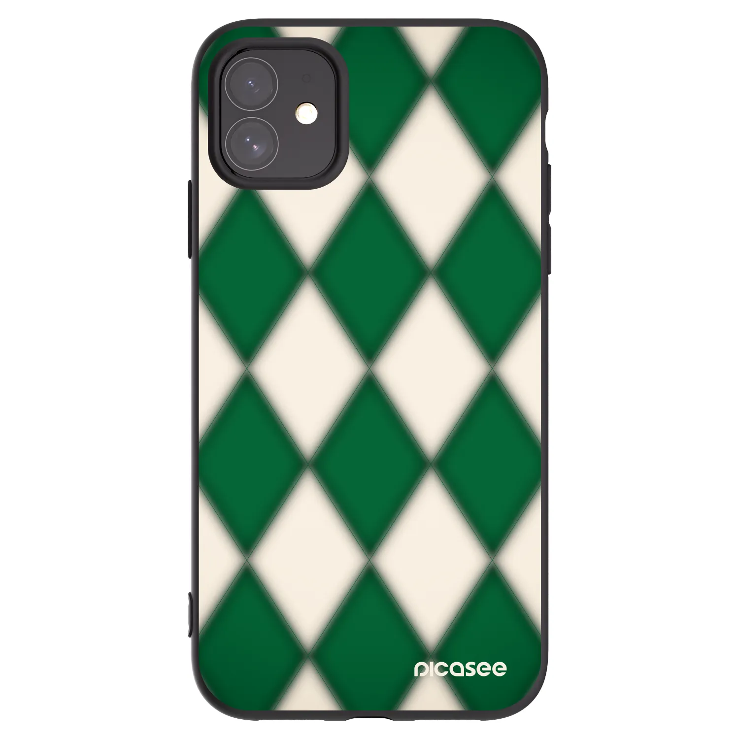 Picasee crna silikonska maskica za Apple iPhone 11 - Emerald Diamond