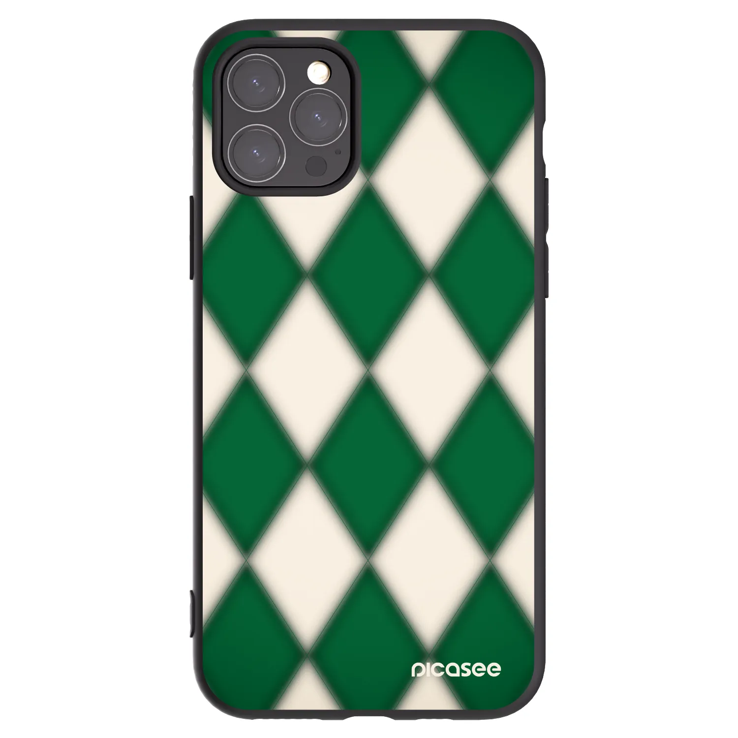 Picasee crna silikonska maskica za Apple iPhone 11 Pro - Emerald Diamond