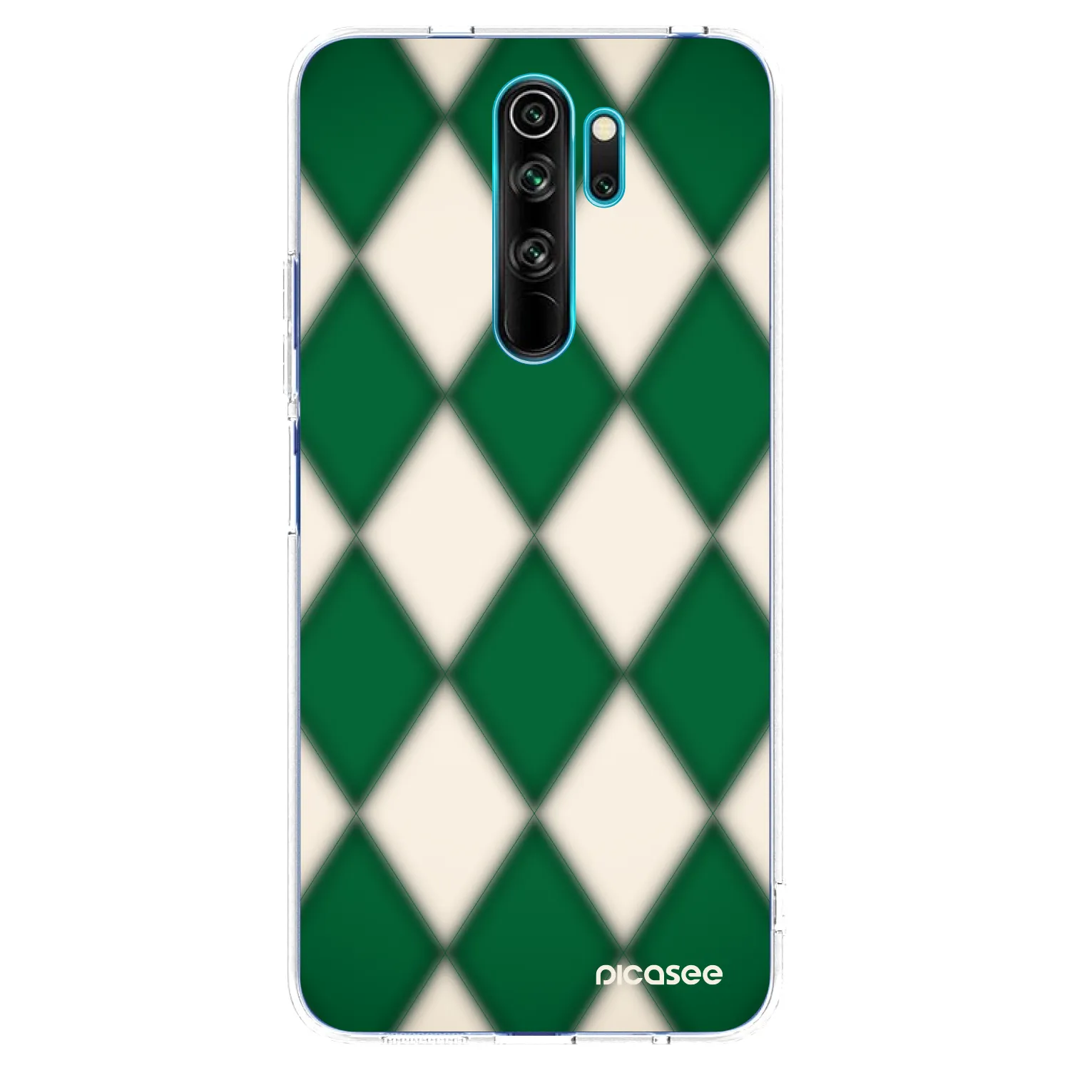 Picasee silikonska prozirna maskica za Xiaomi Redmi Note 8 Pro - Emerald Diamond