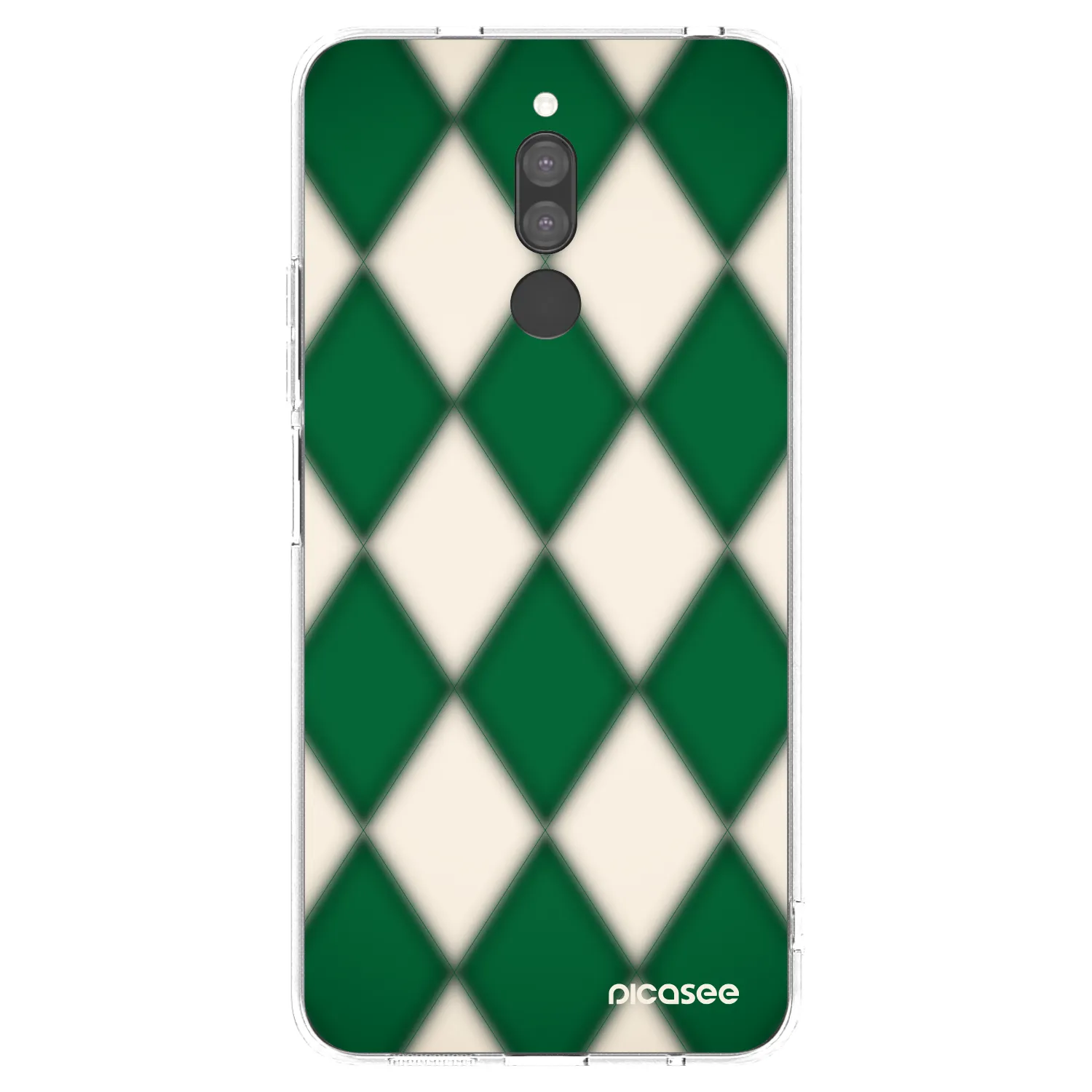 Picasee silikonska prozirna maskica za Xiaomi Redmi 8 - Emerald Diamond