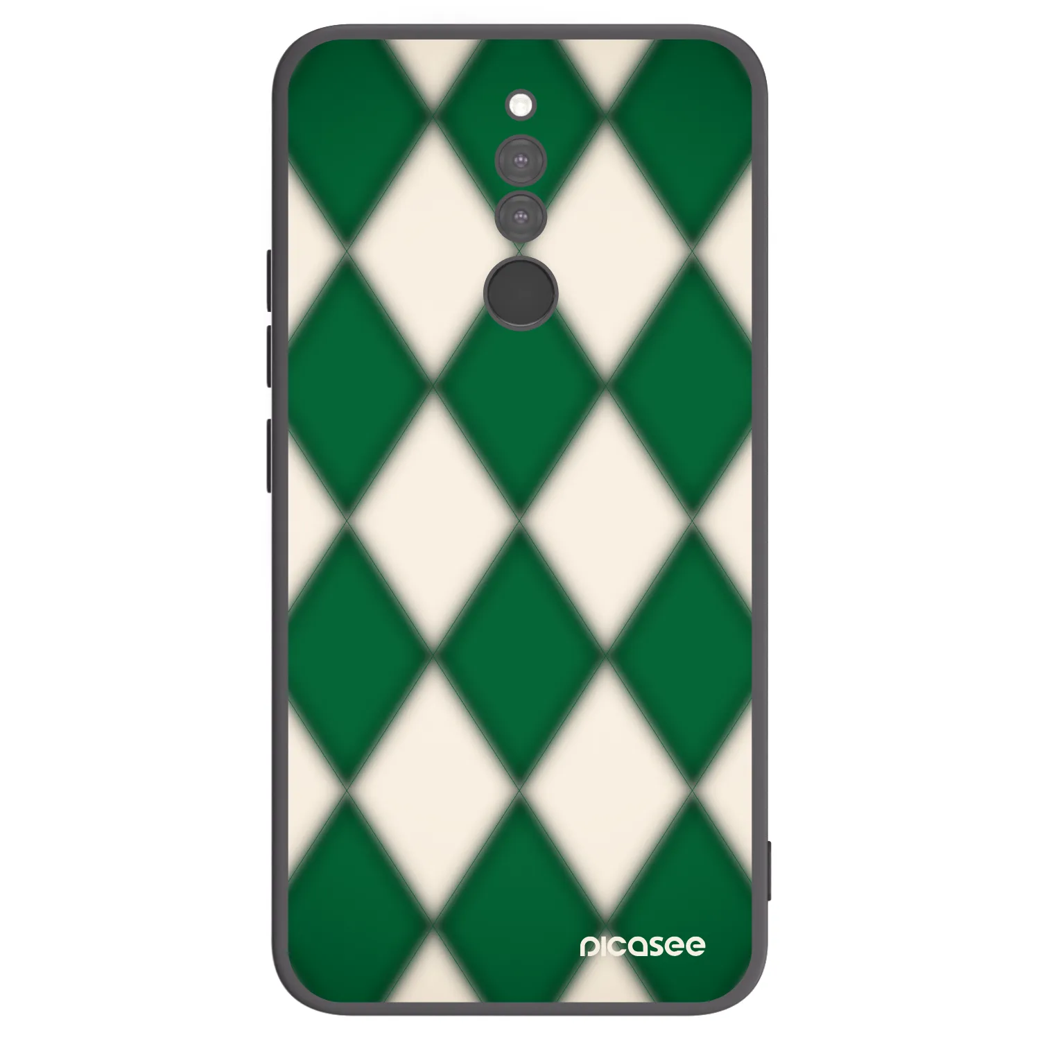 Picasee crna silikonska maskica za Xiaomi Redmi 8 - Emerald Diamond