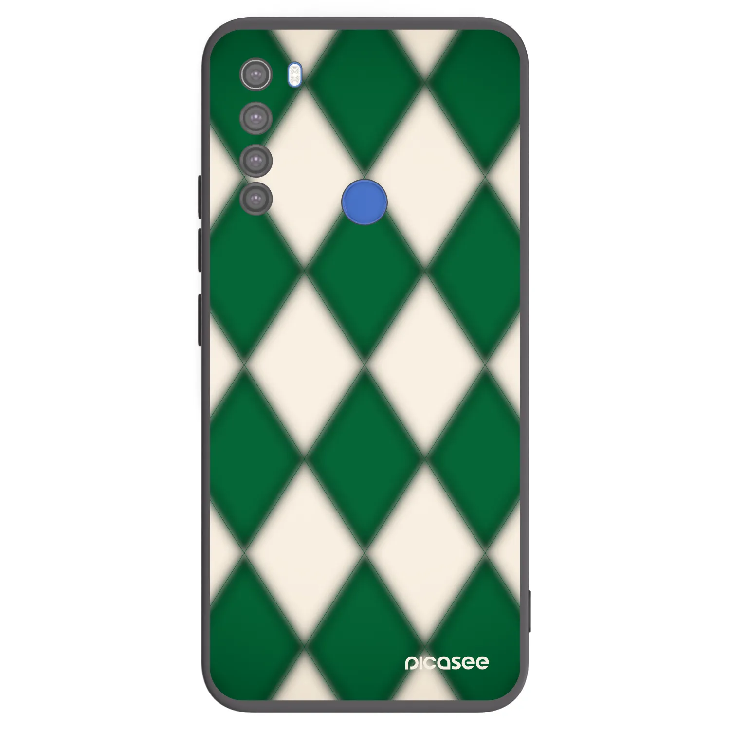 Picasee crna silikonska maskica za Xiaomi Redmi Note 8T - Emerald Diamond