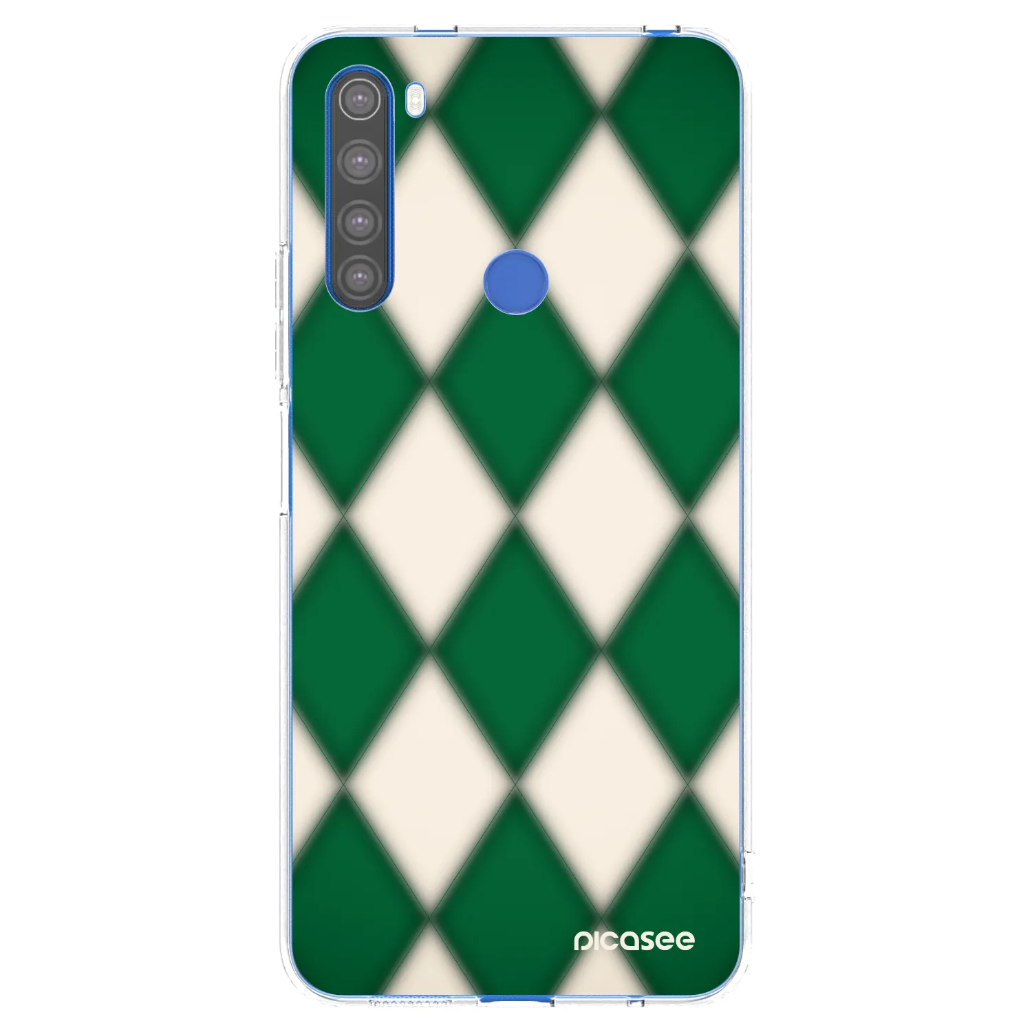 Picasee silikonska prozirna maskica za Xiaomi Redmi Note 8T - Emerald Diamond