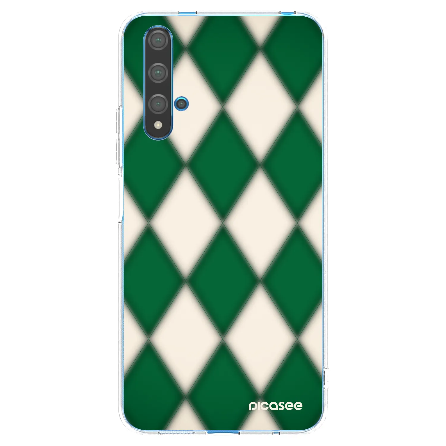 Picasee silikonska prozirna maskica za Huawei Nova 5T - Emerald Diamond