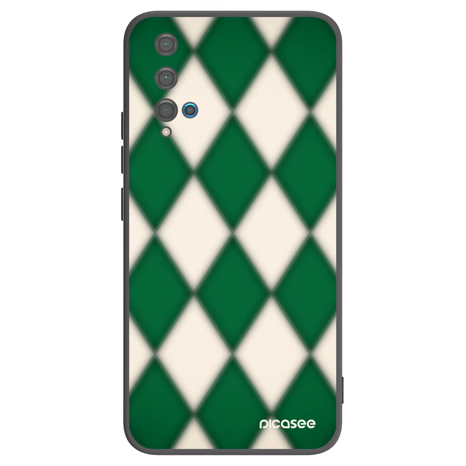 Picasee crna silikonska maskica za Huawei Nova 5T - Emerald Diamond