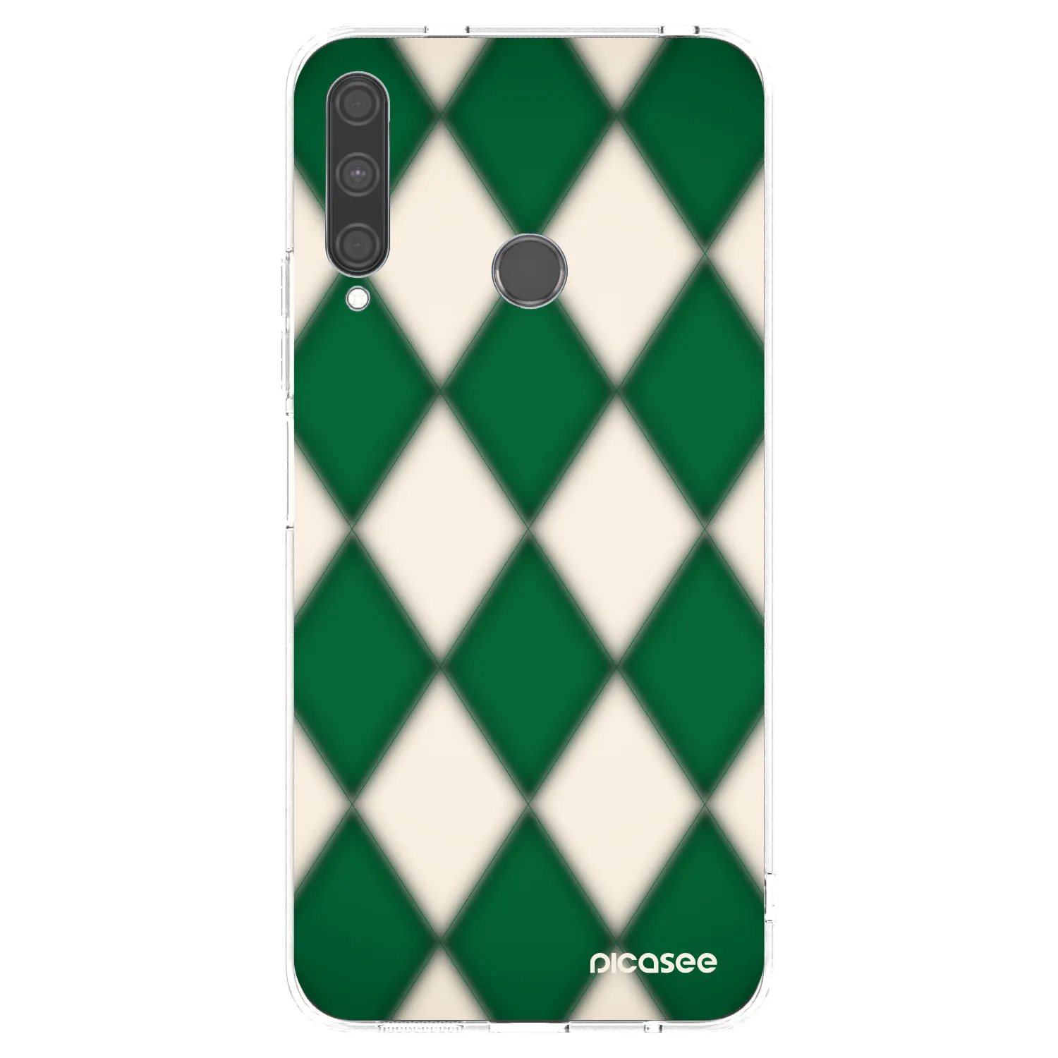 Picasee silikonska prozirna maskica za Huawei P40 Lite E - Emerald Diamond