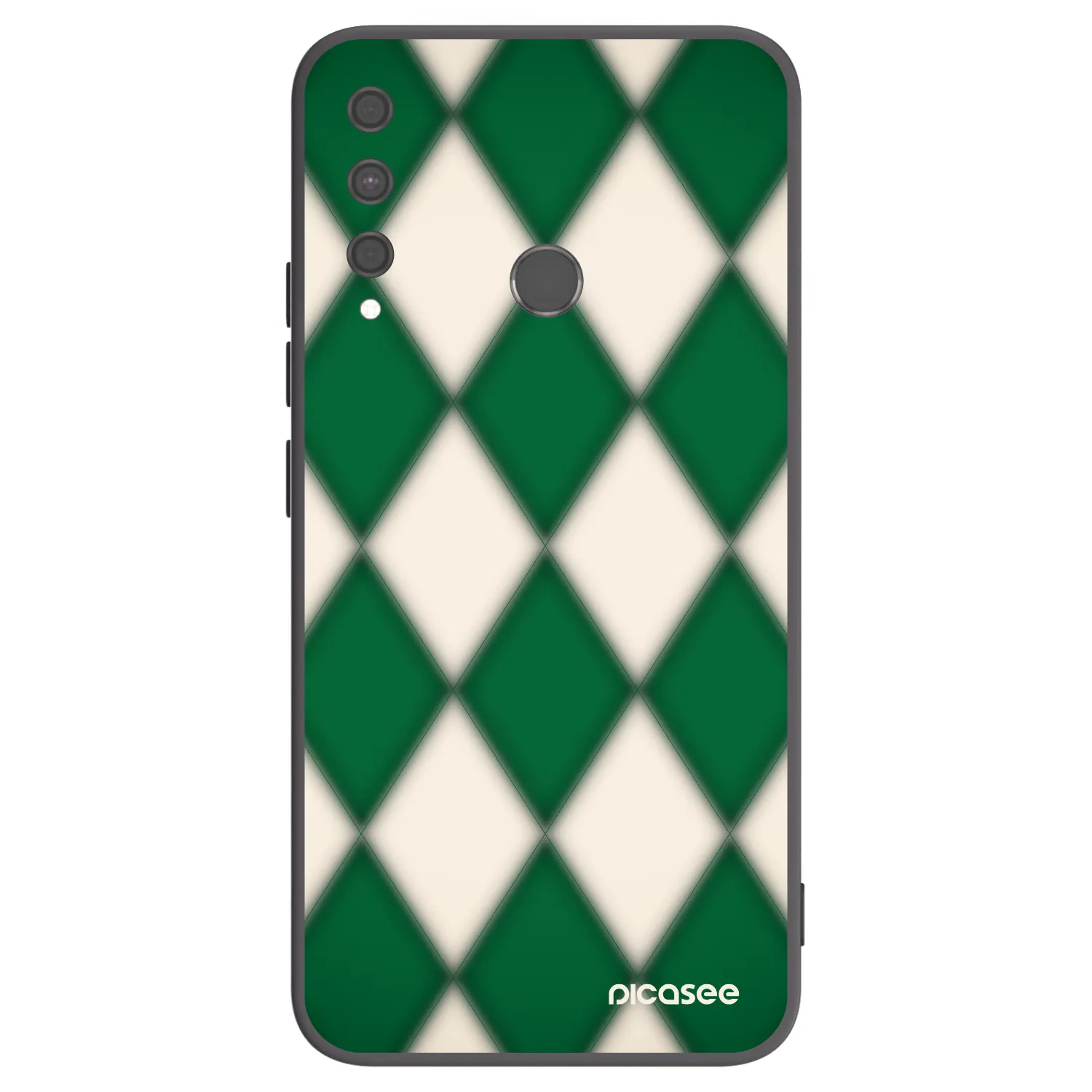 Picasee crna silikonska maskica za Huawei P40 Lite E - Emerald Diamond
