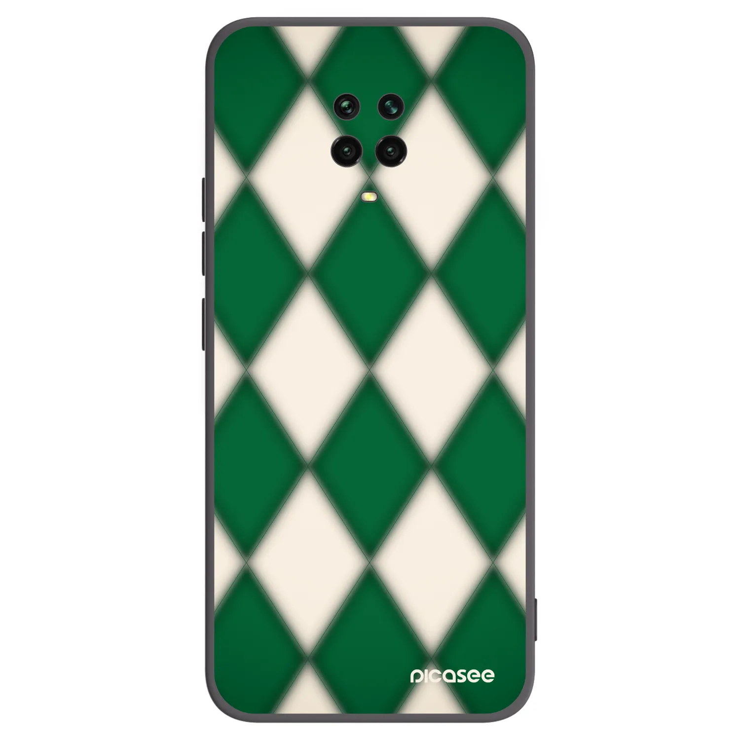 Picasee crna silikonska maskica za Xiaomi Redmi Note 9 Pro - Emerald Diamond