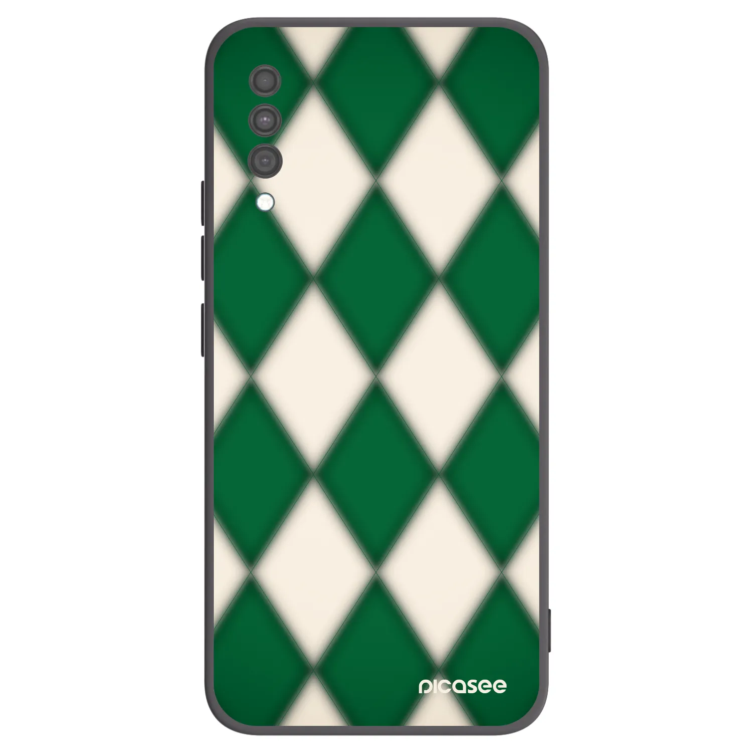 Picasee crna silikonska maskica za Samsung Galaxy A30s A307F - Emerald Diamond