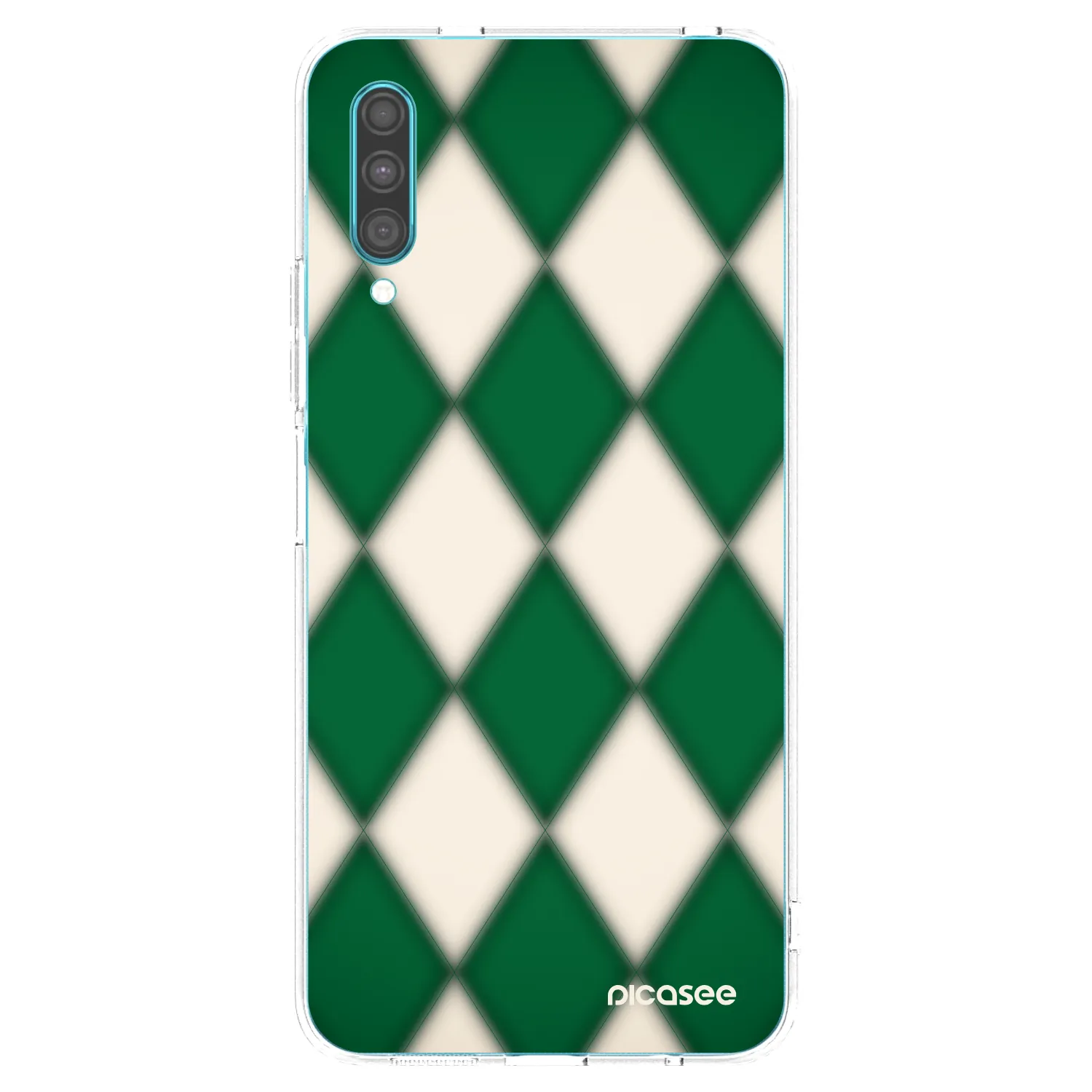 Picasee silikonska prozirna maskica za Samsung Galaxy A30s A307F - Emerald Diamond