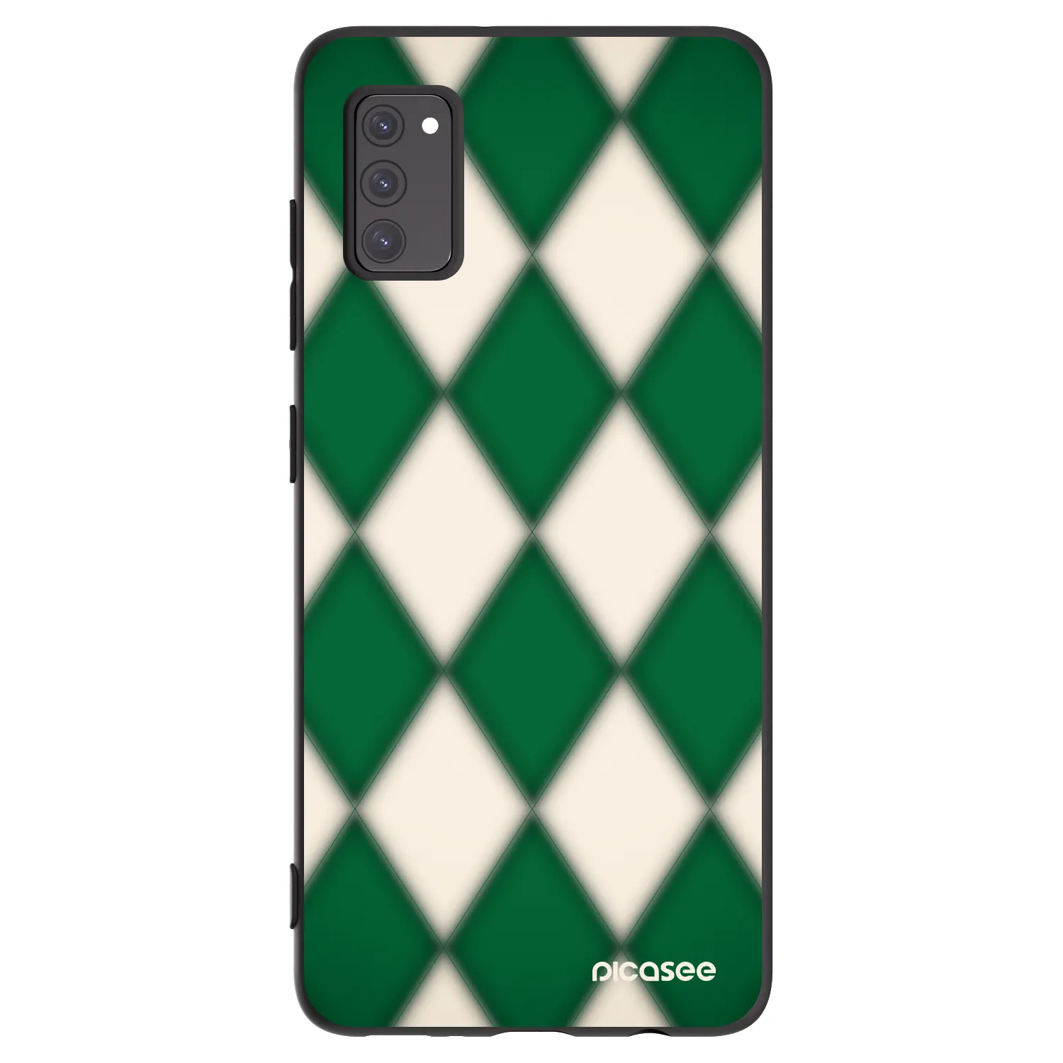 Picasee crna silikonska maskica za Samsung Galaxy A41 A415F - Emerald Diamond