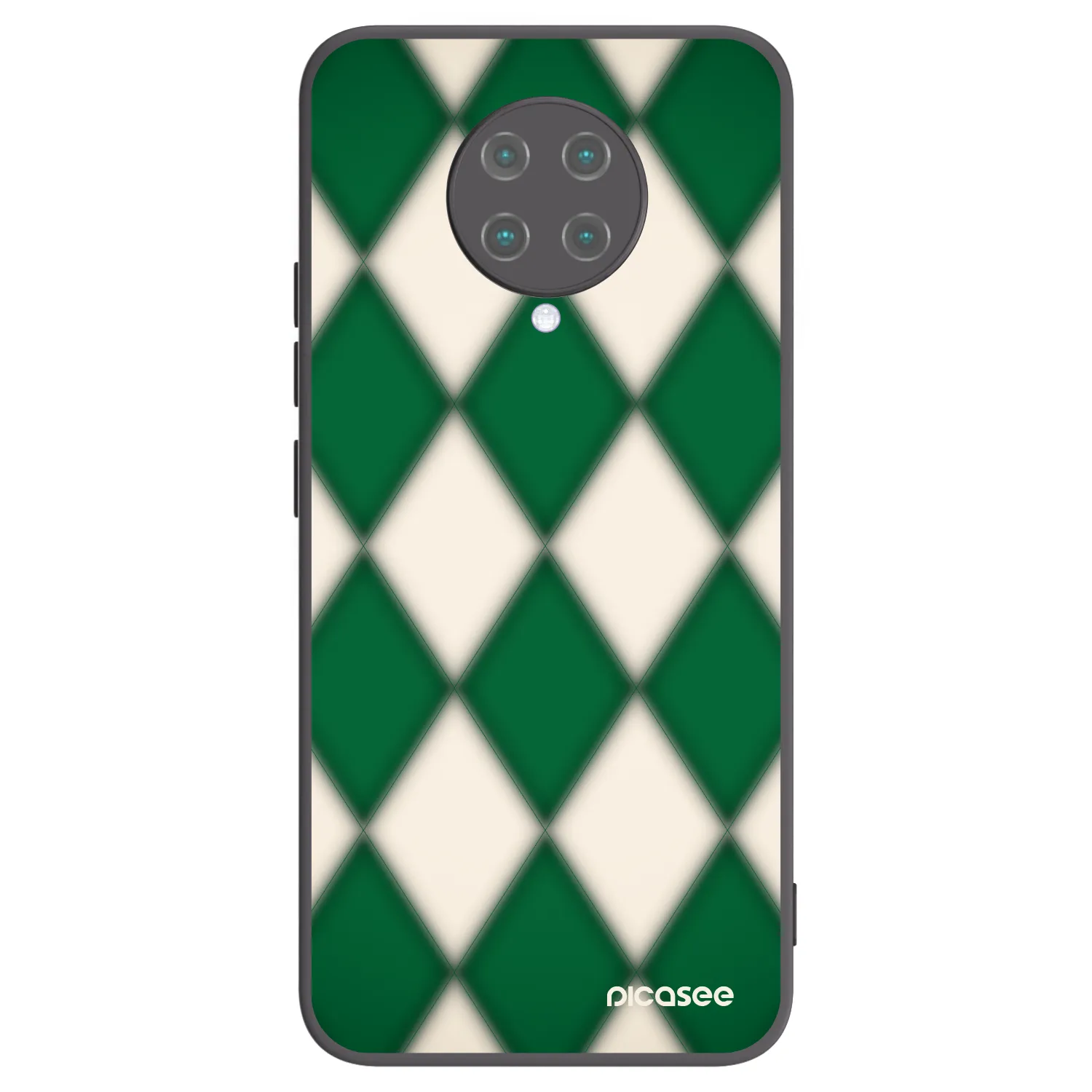 Picasee crna silikonska maskica za Xiaomi Poco F2 Pro - Emerald Diamond