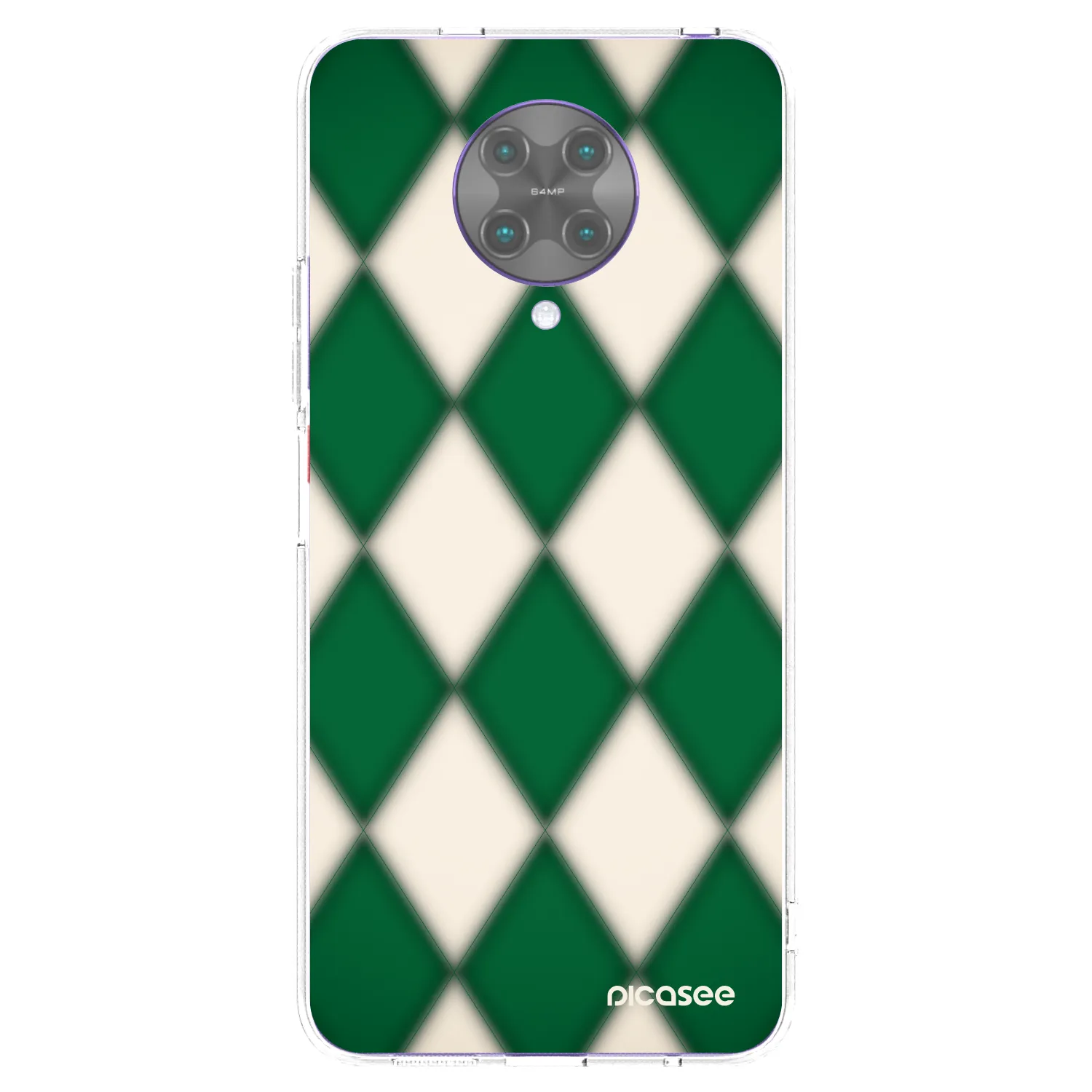 Picasee silikonska prozirna maskica za Xiaomi Poco F2 Pro - Emerald Diamond
