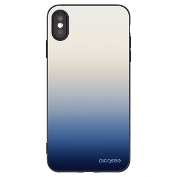 Picasee crna silikonska maskica za Apple iPhone XS Max - Gravity Fade