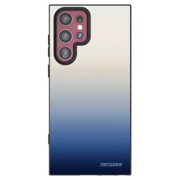 Picasee crna silikonska maskica za Samsung Galaxy S22 Ultra 5G - Gravity Fade