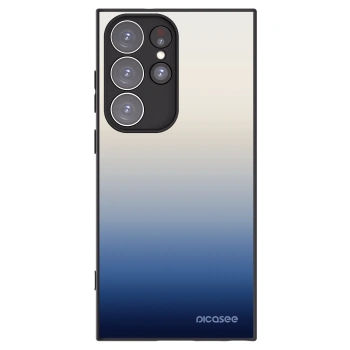 Picasee crna silikonska maskica za Samsung Galaxy S23 Ultra 5G - Gravity Fade