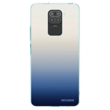 Picasee crna silikonska maskica za Xiaomi Redmi Note 9 - Gravity Fade