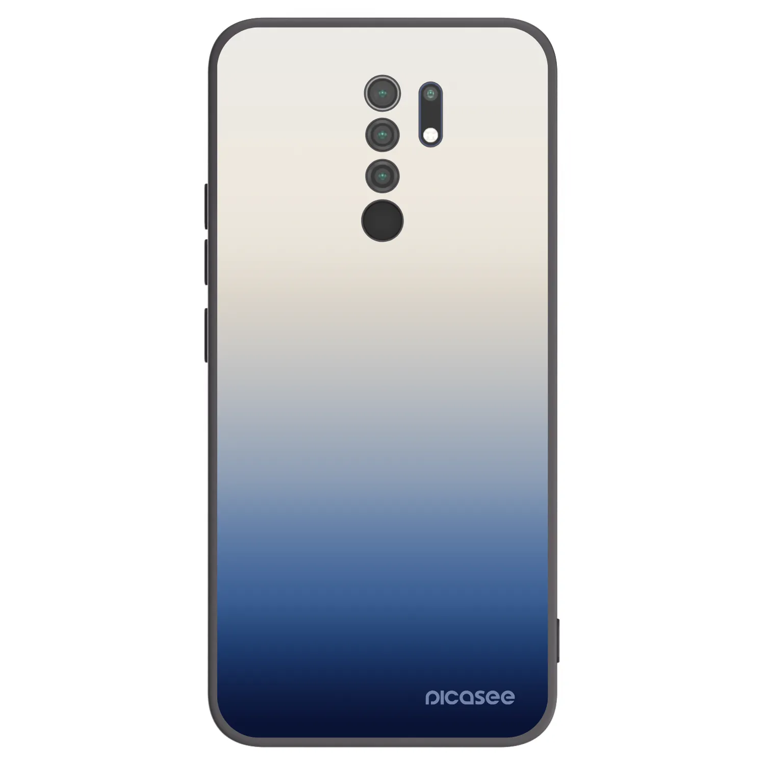 Picasee crna silikonska maskica za Xiaomi Redmi 9 - Gravity Fade