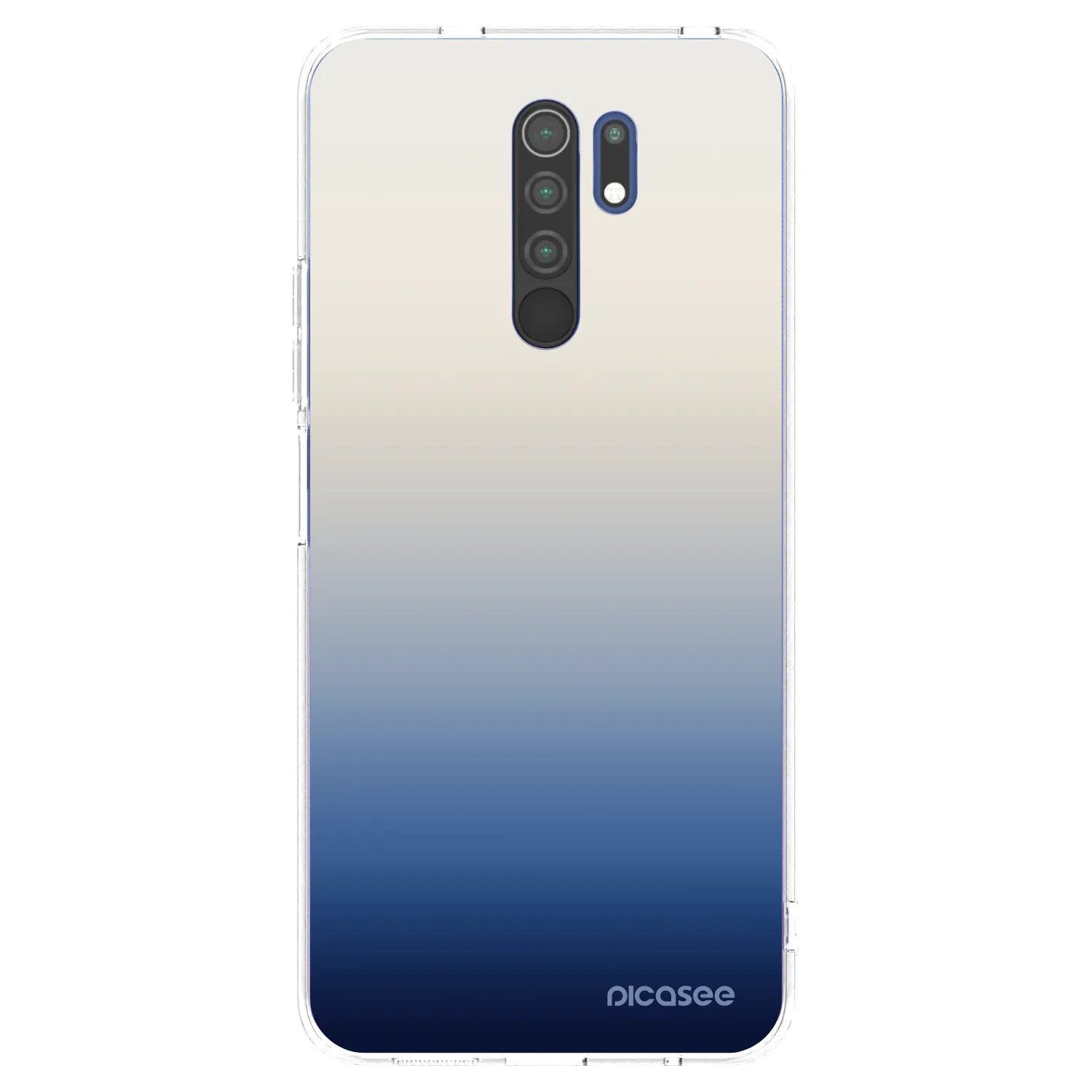 Picasee silikonska prozirna maskica za Xiaomi Redmi 9 - Gravity Fade