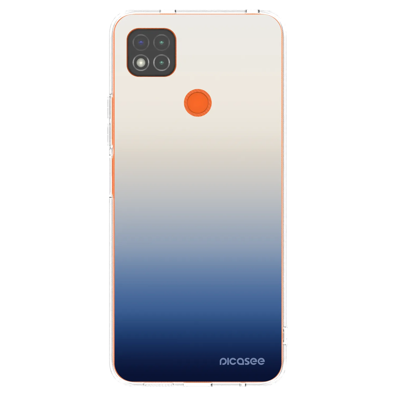 Picasee silikonska prozirna maskica za Xiaomi Redmi 9C - Gravity Fade