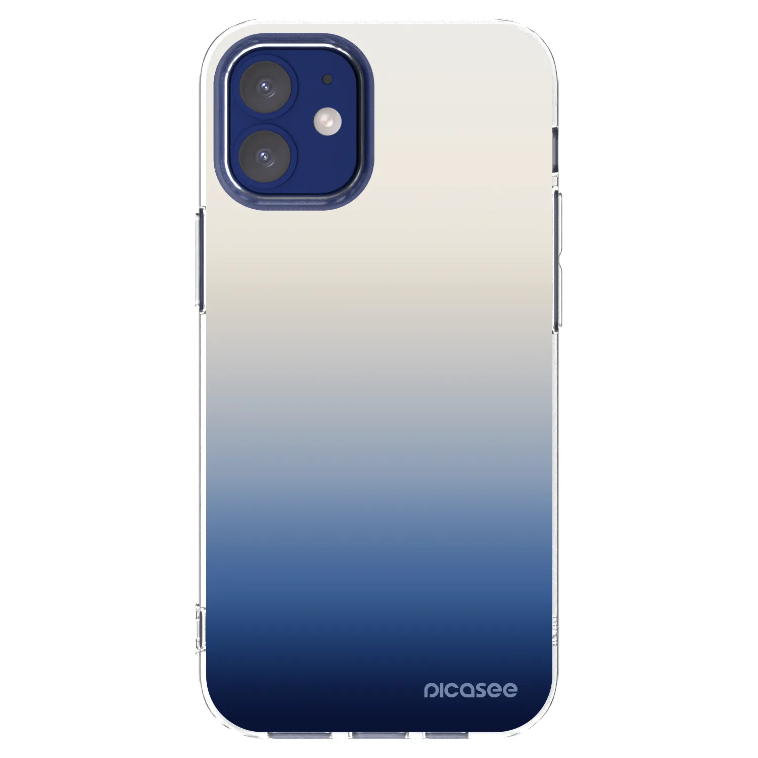 Picasee silikonska prozirna maskica za Apple iPhone 12 mini - Gravity Fade