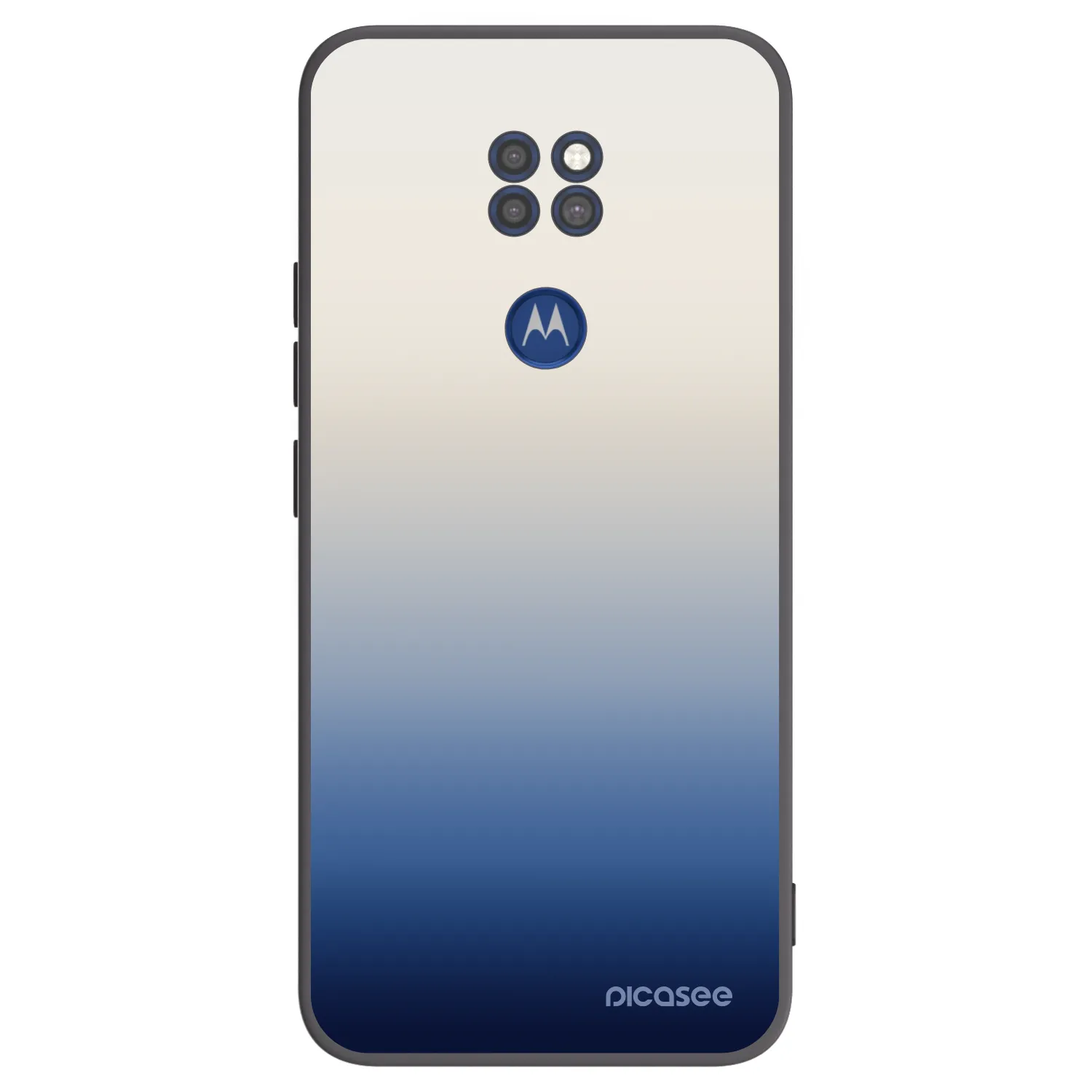 Picasee crna silikonska maskica za Motorola Moto G9 Play - Gravity Fade
