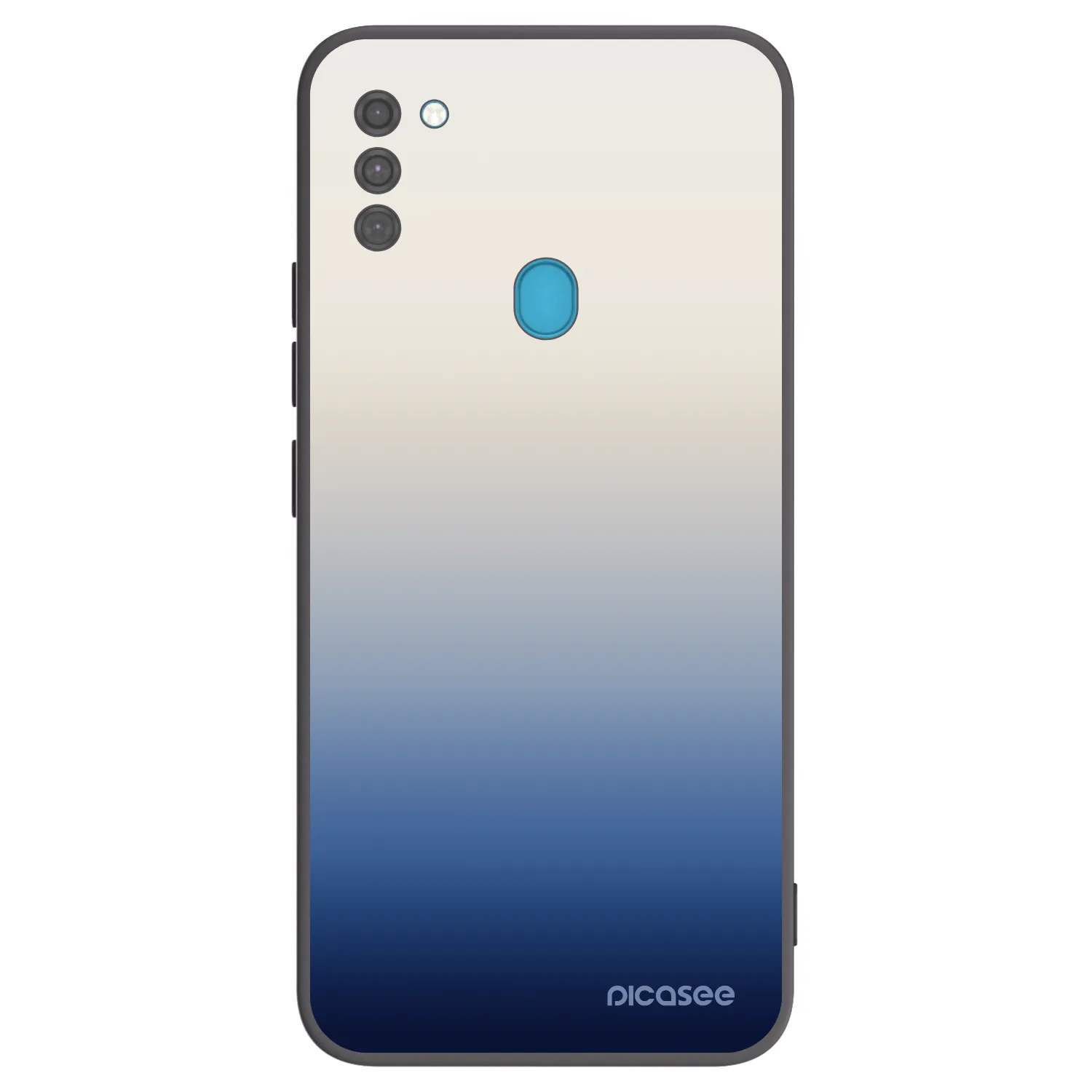 Picasee crna silikonska maskica za Samsung Galaxy M11 - Gravity Fade