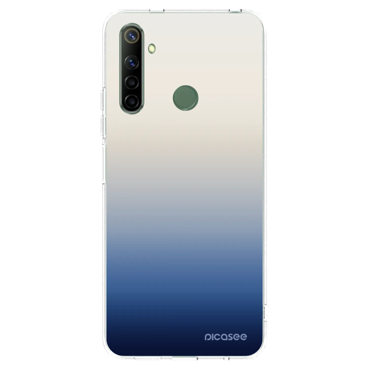 Picasee silikonska prozirna maskica za Realme 6i - Gravity Fade