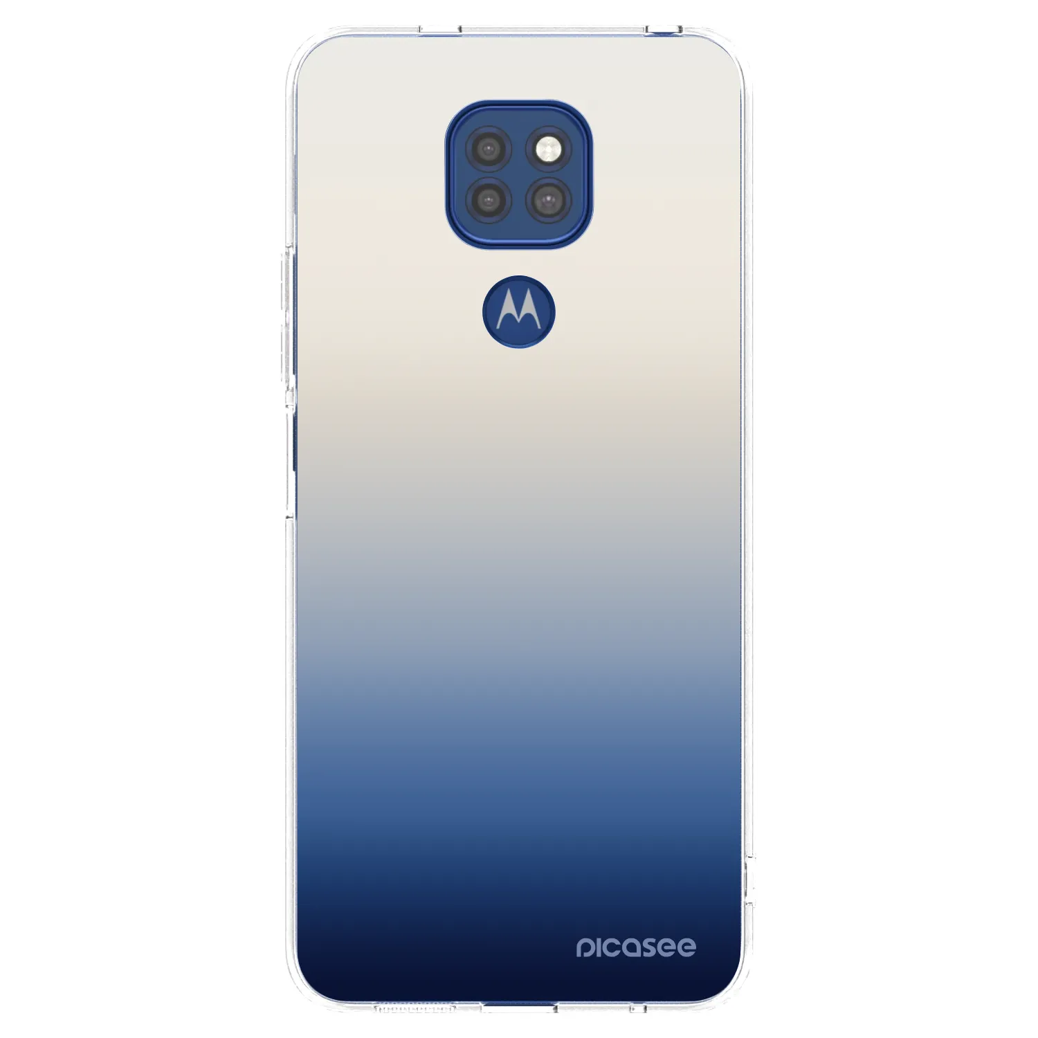 Picasee silikonska prozirna maskica za Motorola Moto G9 Play - Gravity Fade