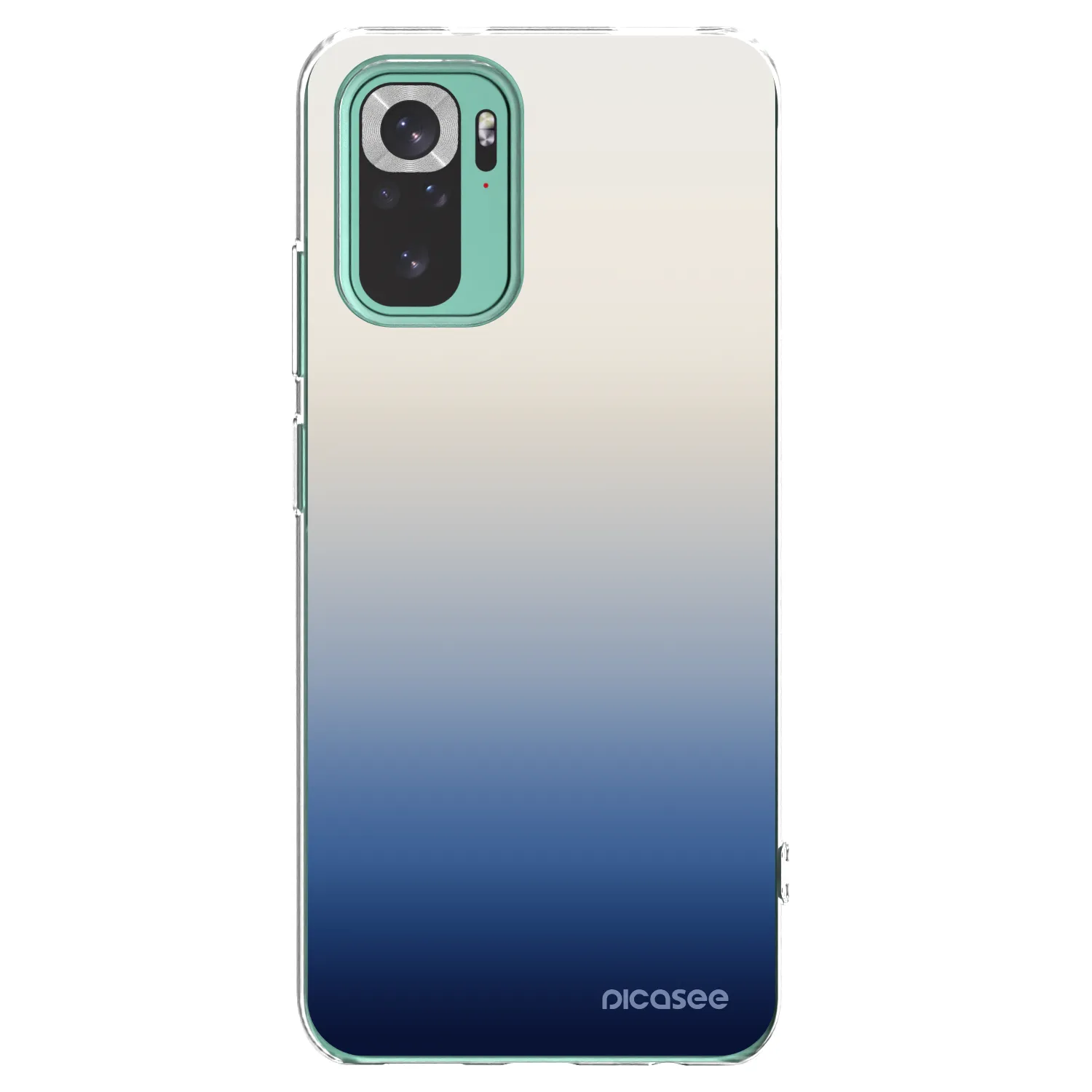 Picasee silikonska prozirna maskica za Xiaomi Redmi Note 10 Pro - Gravity Fade