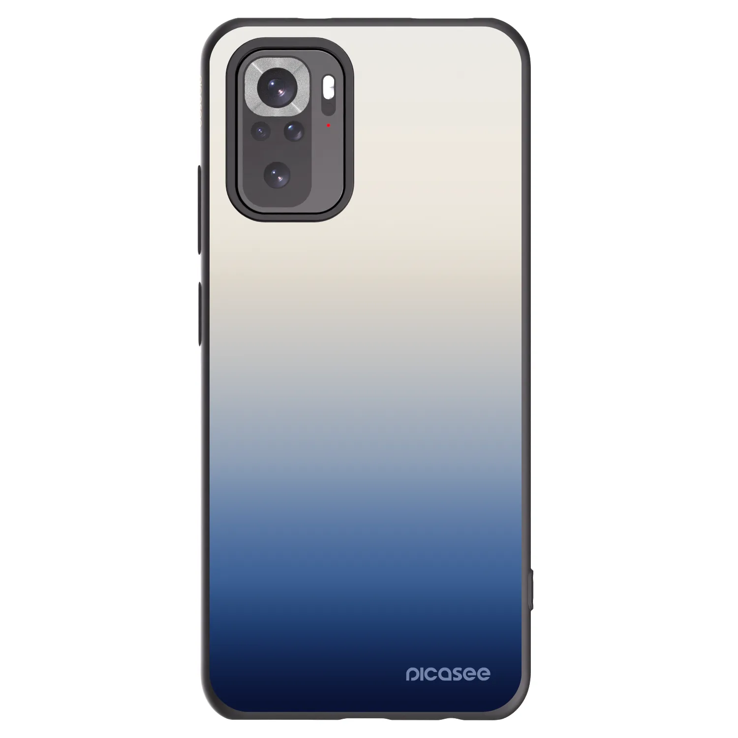 Picasee crna silikonska maskica za Xiaomi Redmi Note 10S - Gravity Fade