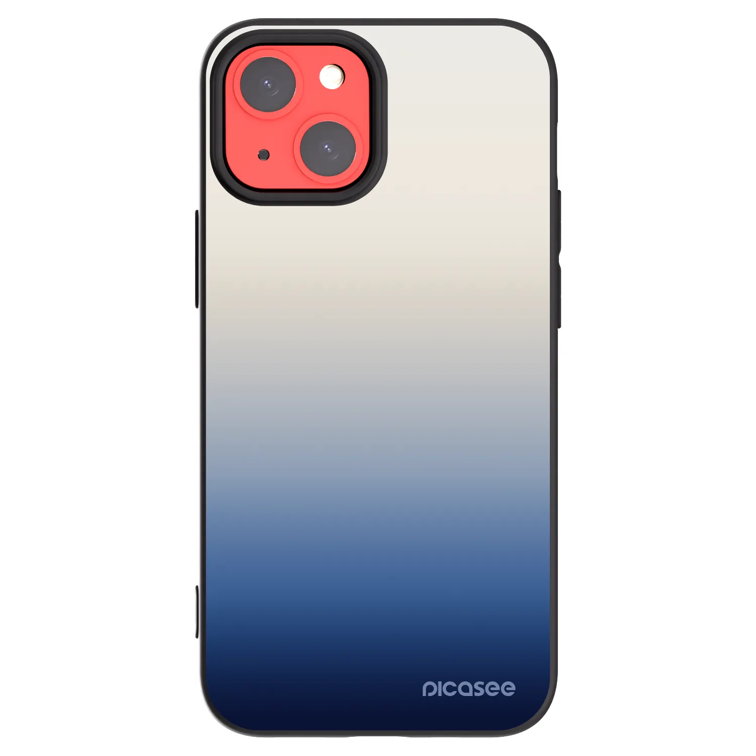 Picasee crna silikonska maskica za Apple iPhone 13 mini - Gravity Fade