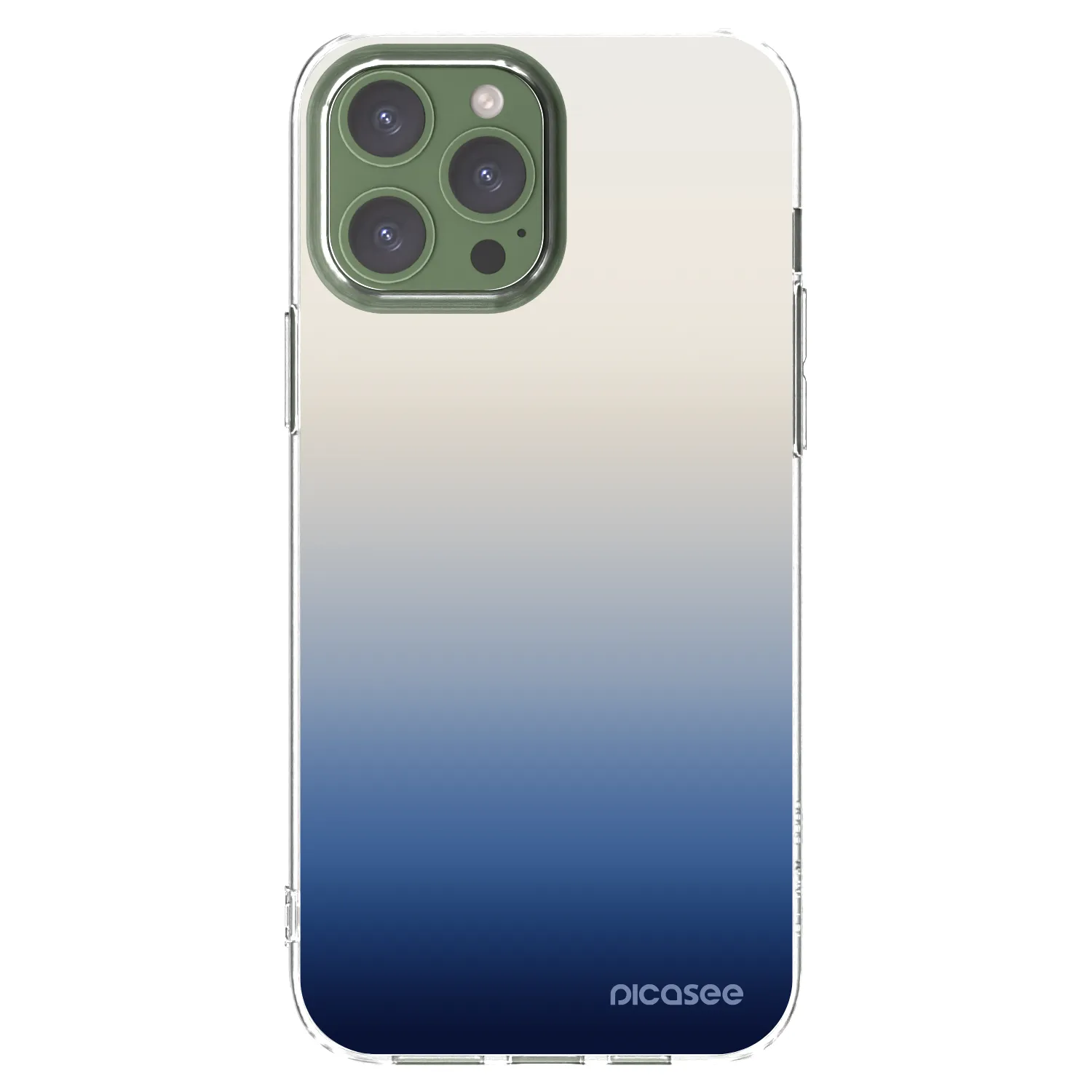 Picasee silikonska prozirna maskica za Apple iPhone 13 Pro Max - Gravity Fade