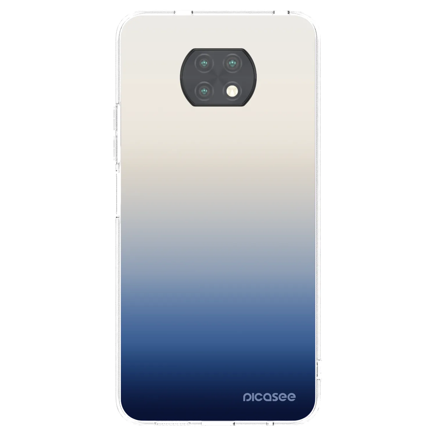Picasee silikonska prozirna maskica za Xiaomi Redmi Note 9T - Gravity Fade