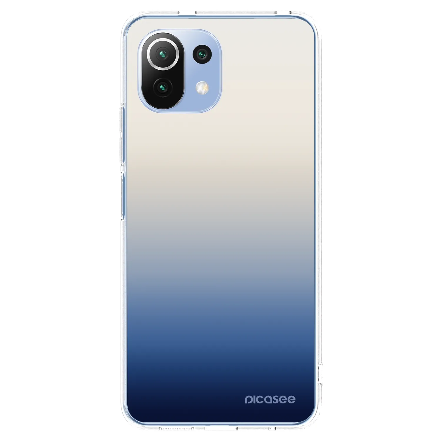 Picasee silikonska prozirna maskica za Xiaomi 11 Lite 5G NE - Gravity Fade