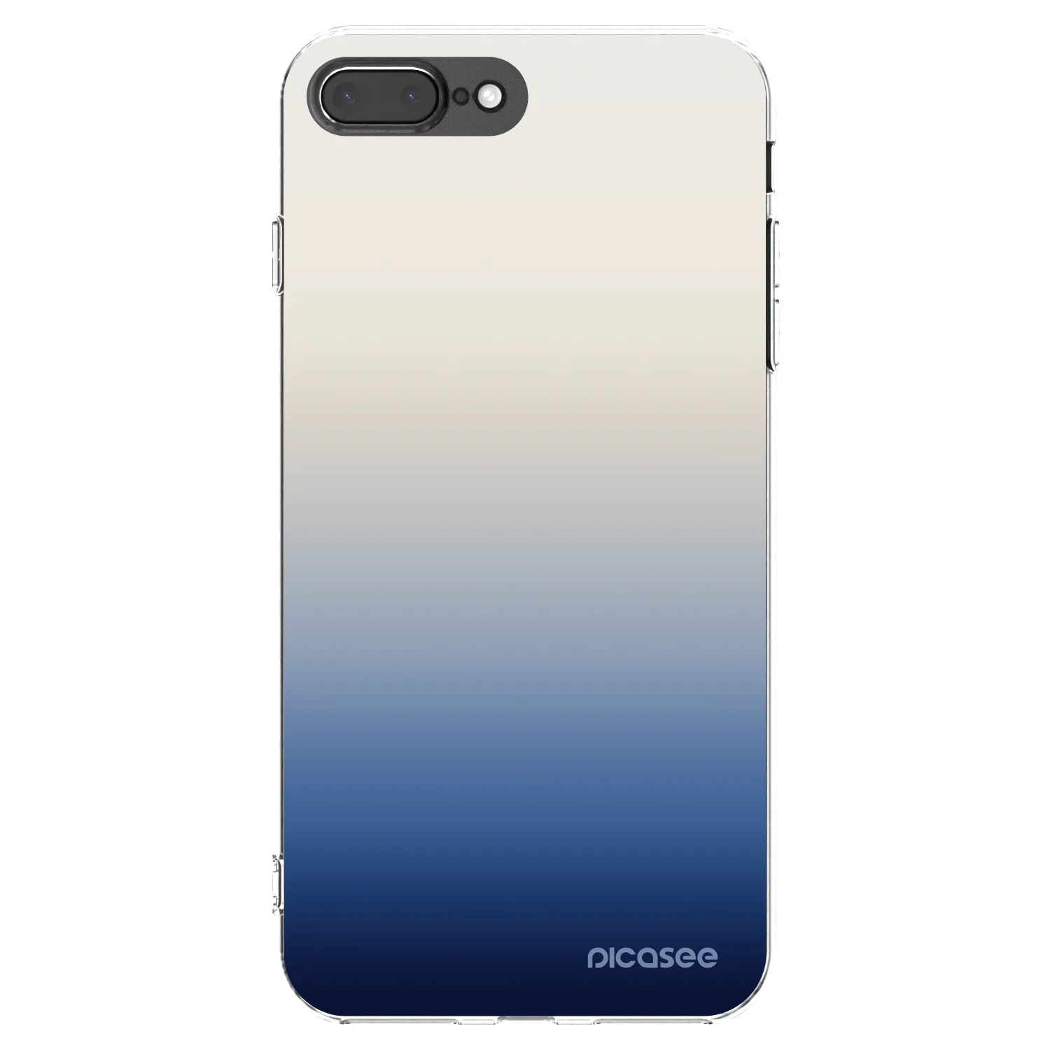 Picasee silikonska prozirna maskica za Apple iPhone 7 Plus - Gravity Fade