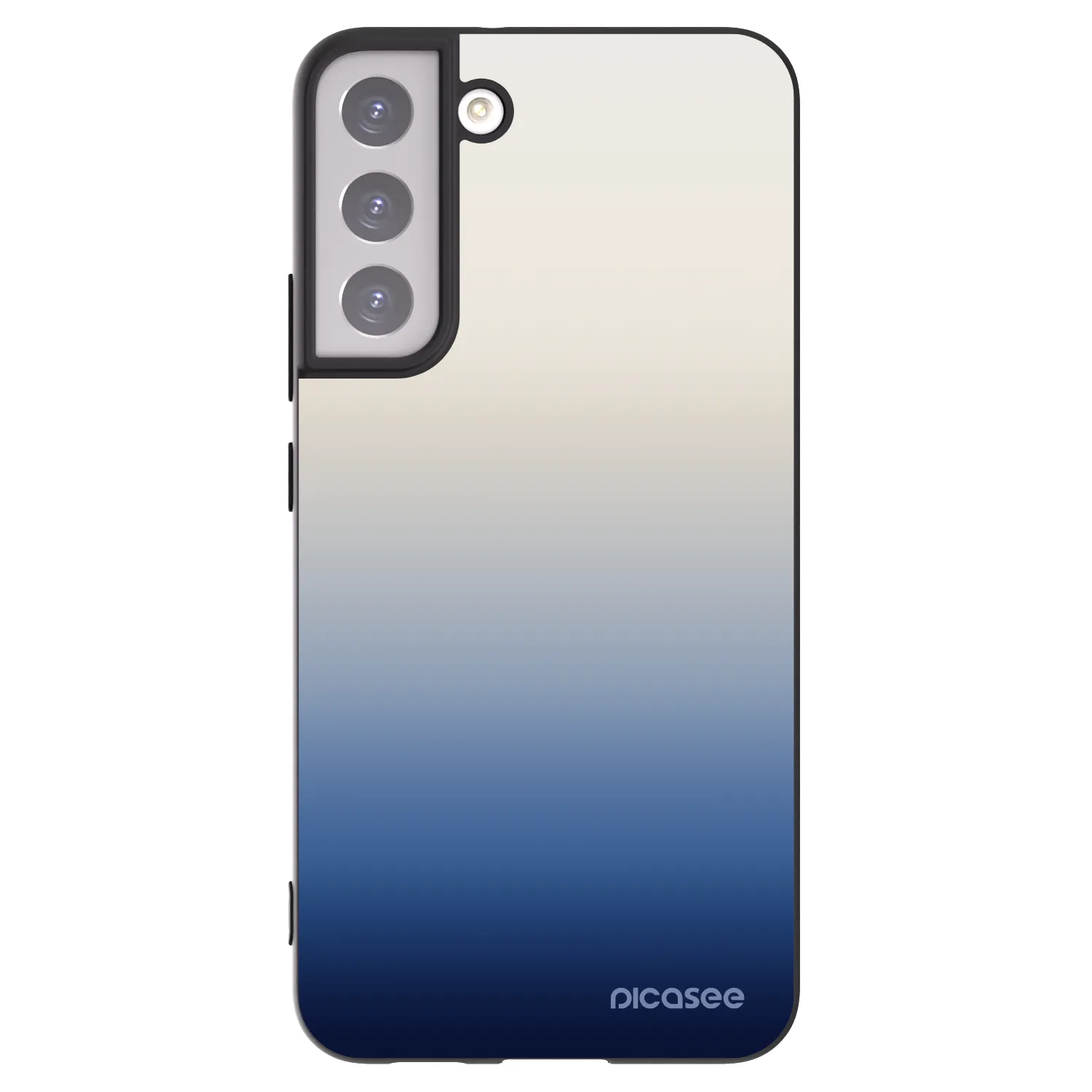 Picasee crna silikonska maskica za Samsung Galaxy S22+ 5G - Gravity Fade