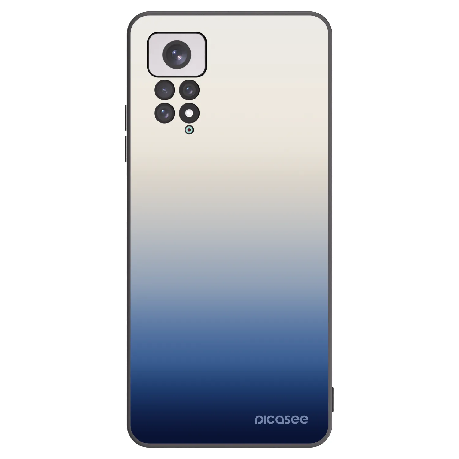 Picasee crna silikonska maskica za Xiaomi Redmi Note 11 - Gravity Fade