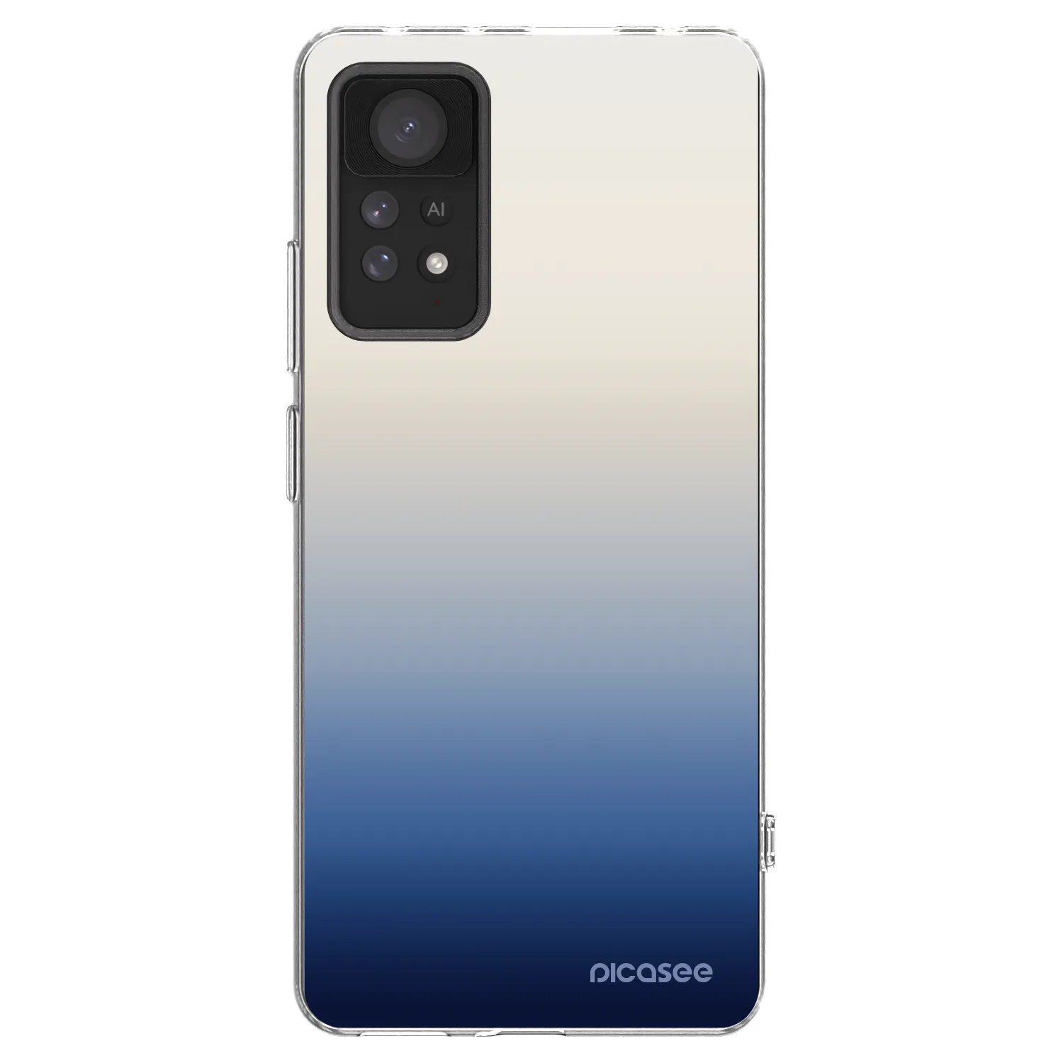 Picasee silikonska prozirna maskica za Xiaomi Redmi Note 11 Pro - Gravity Fade