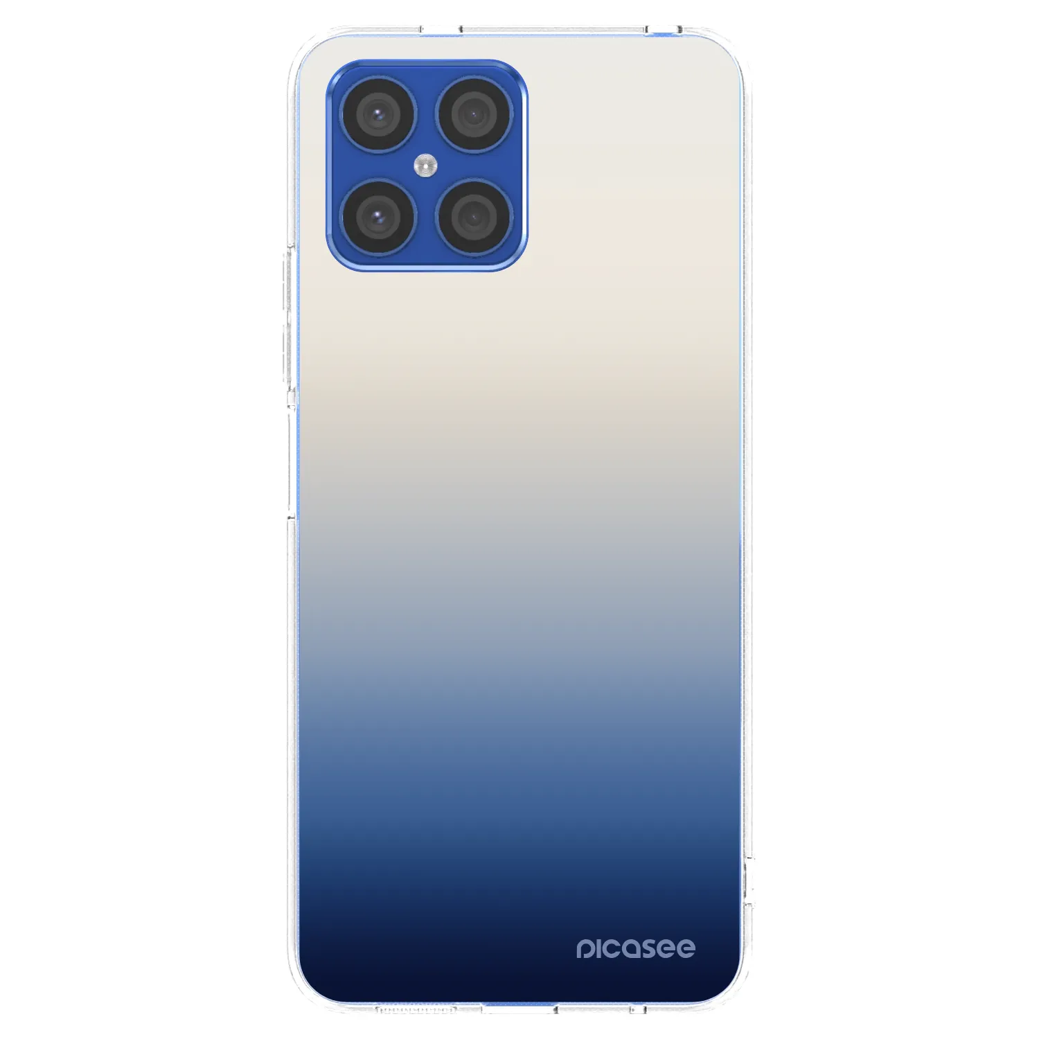 Picasee silikonska prozirna maskica za Honor X8 4G - Gravity Fade