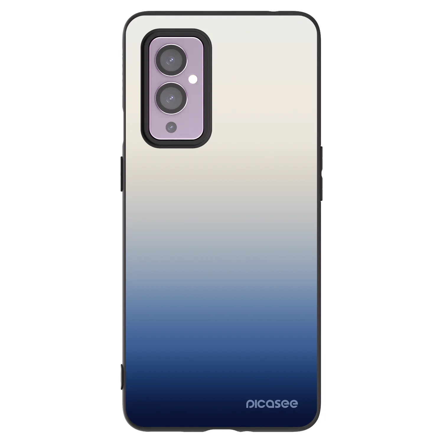 Picasee crna silikonska maskica za OnePlus 9 - Gravity Fade