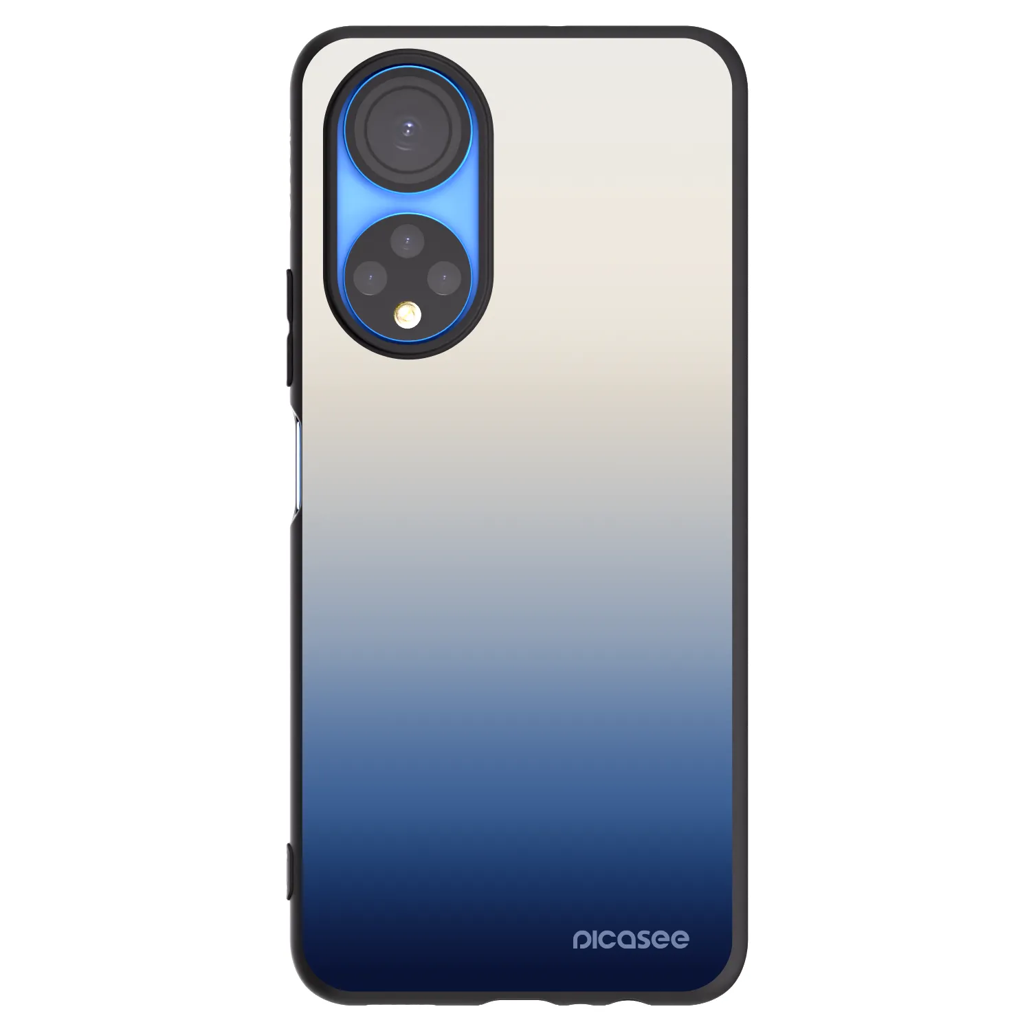 Picasee crna silikonska maskica za Honor X7 - Gravity Fade