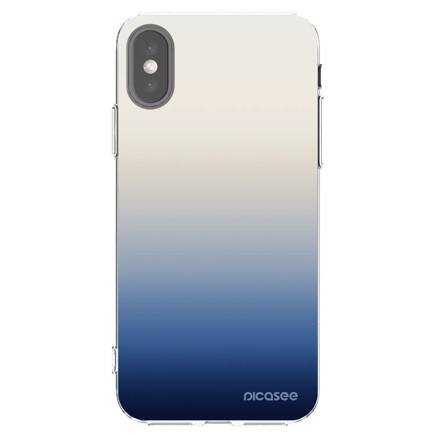 Picasee silikonska prozirna maskica za Apple iPhone X/XS - Gravity Fade