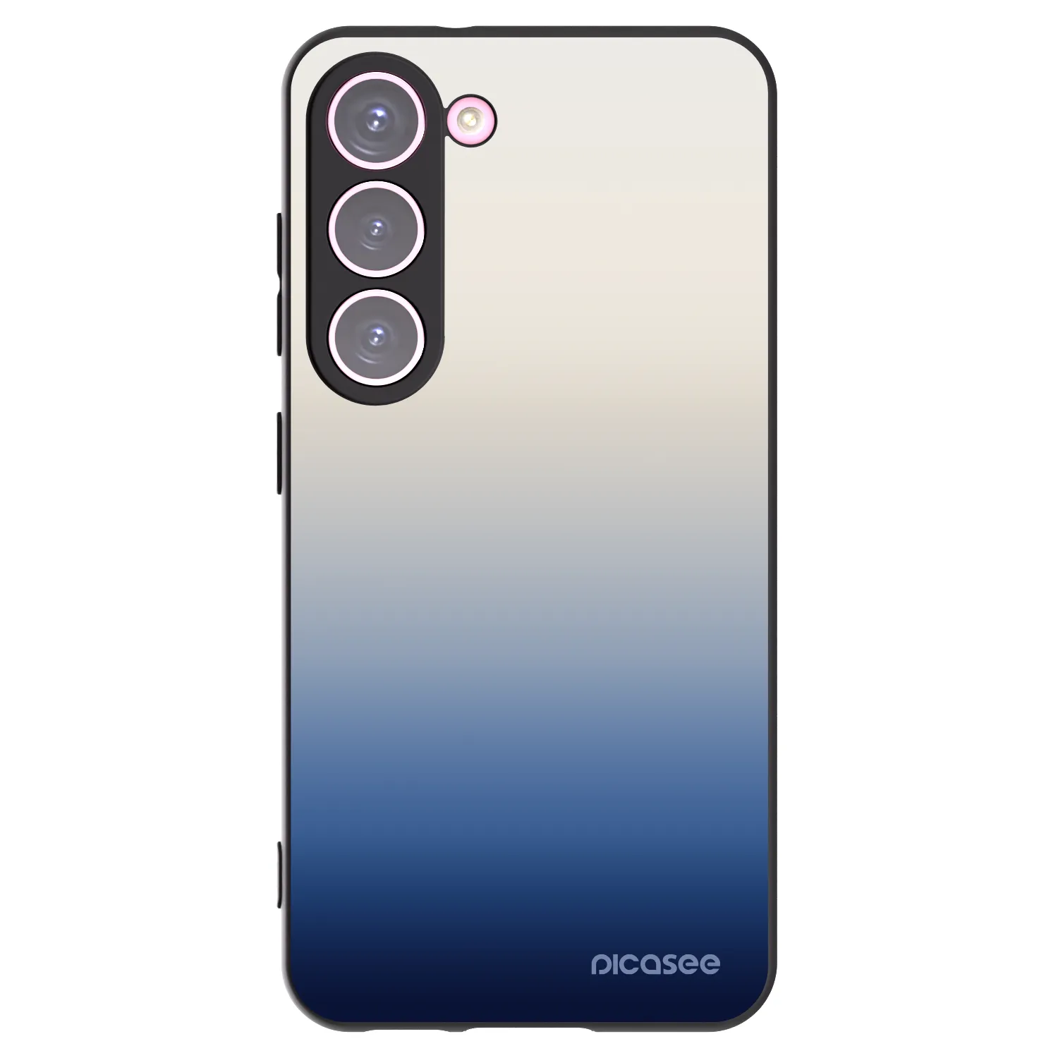 Picasee crna silikonska maskica za Samsung Galaxy S23 5G - Gravity Fade