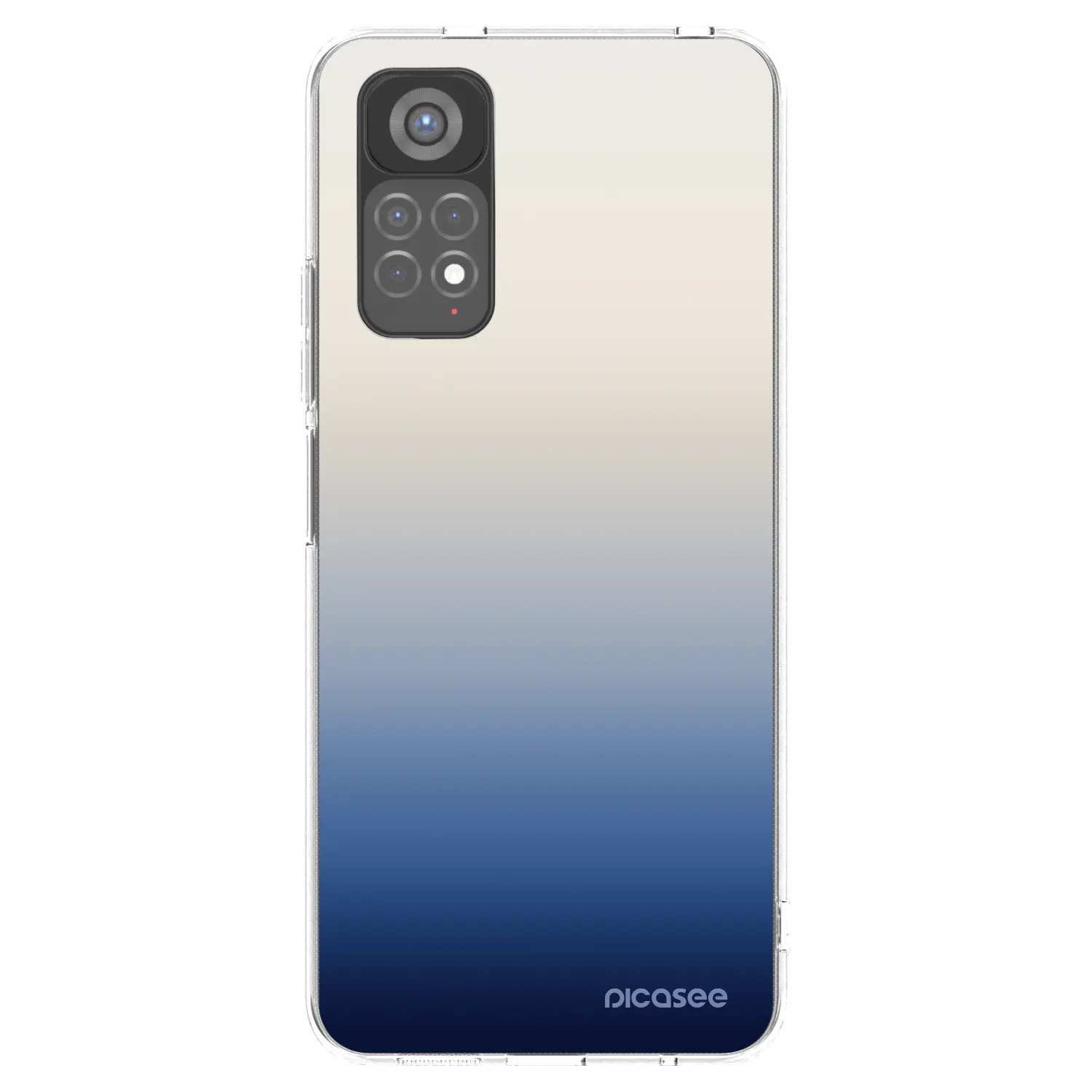 Picasee silikonska prozirna maskica za Xiaomi Redmi Note 11S 5G - Gravity Fade